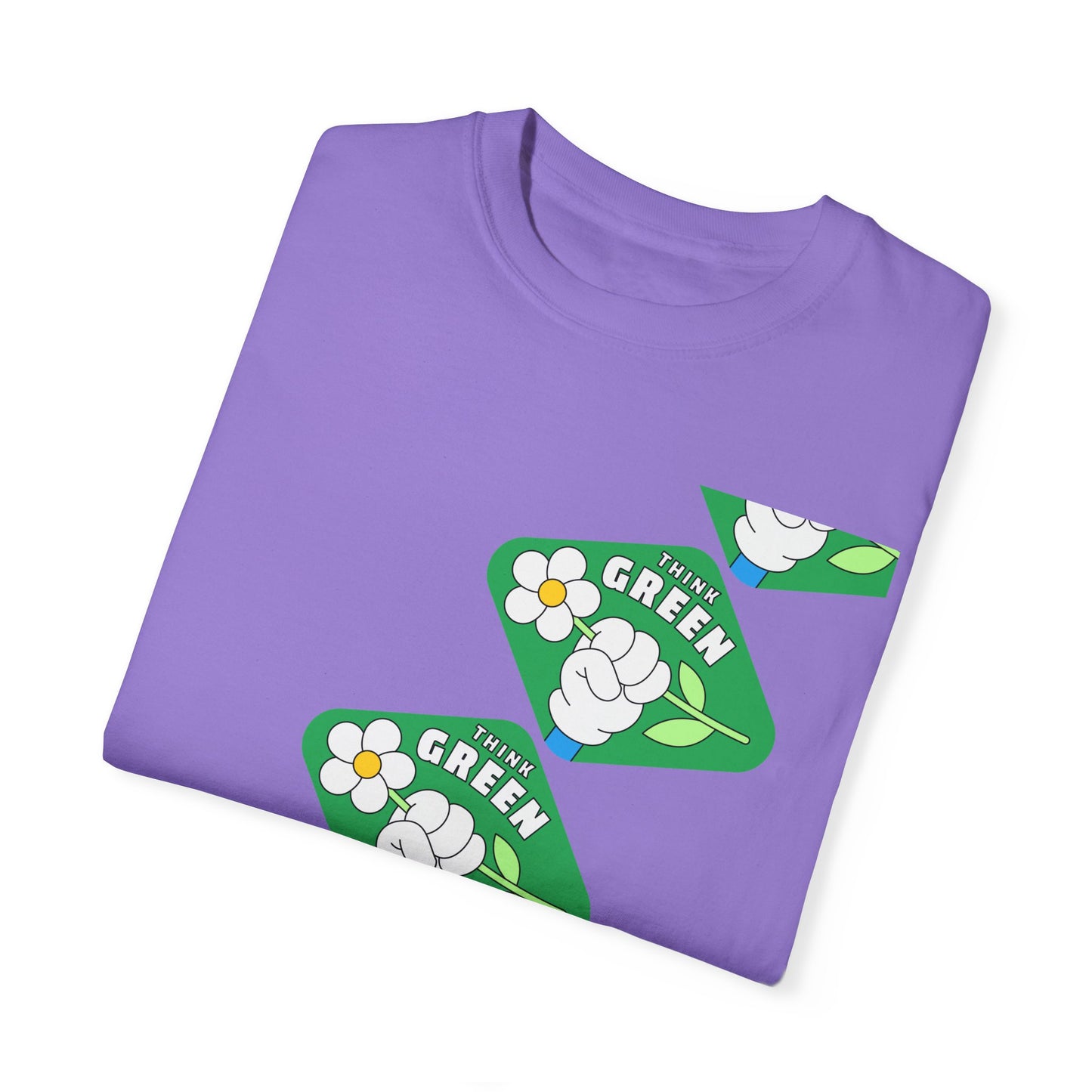 Unisex Garment-Dyed T-shirt - Think Green