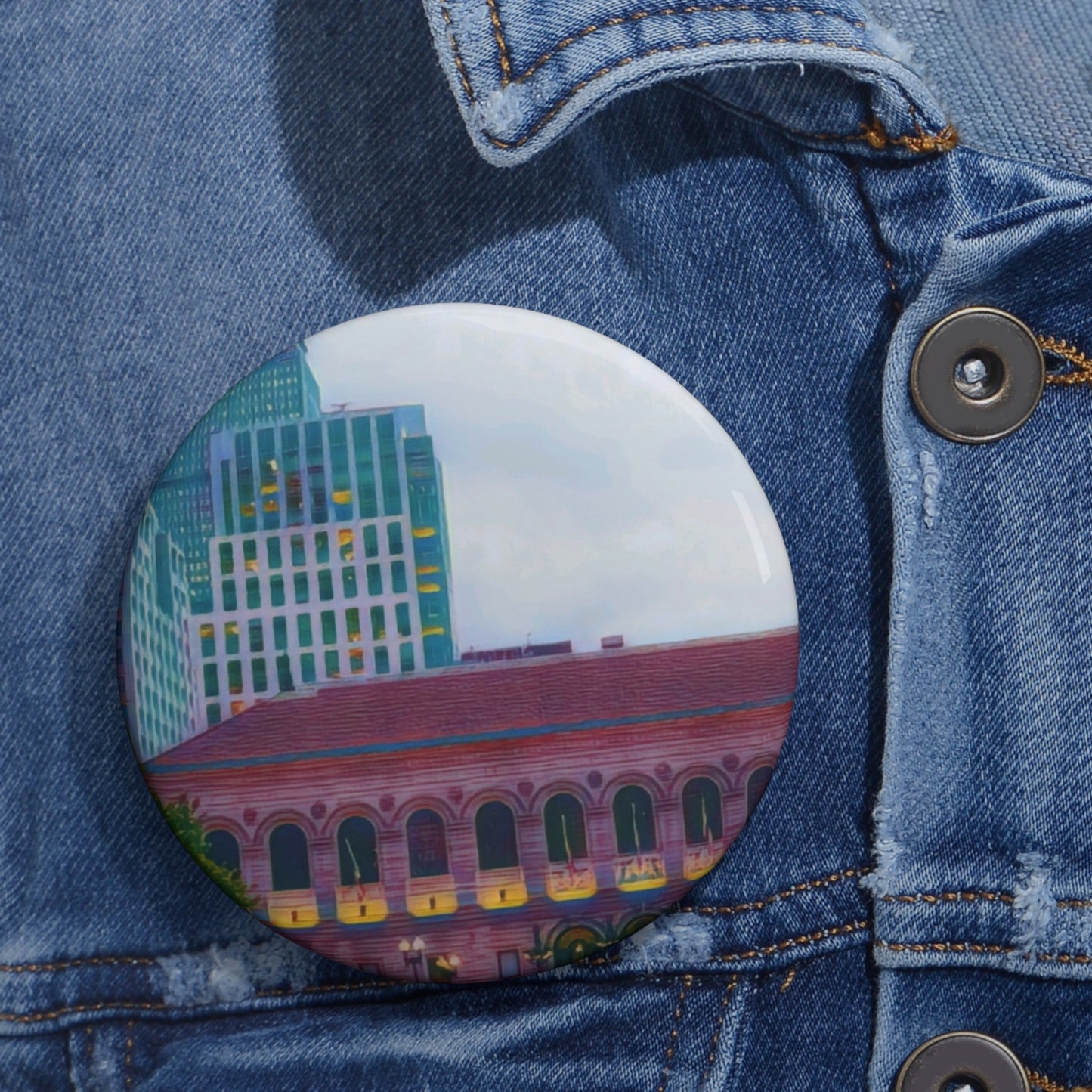 Botanical Sketch #1 Pin Buttons