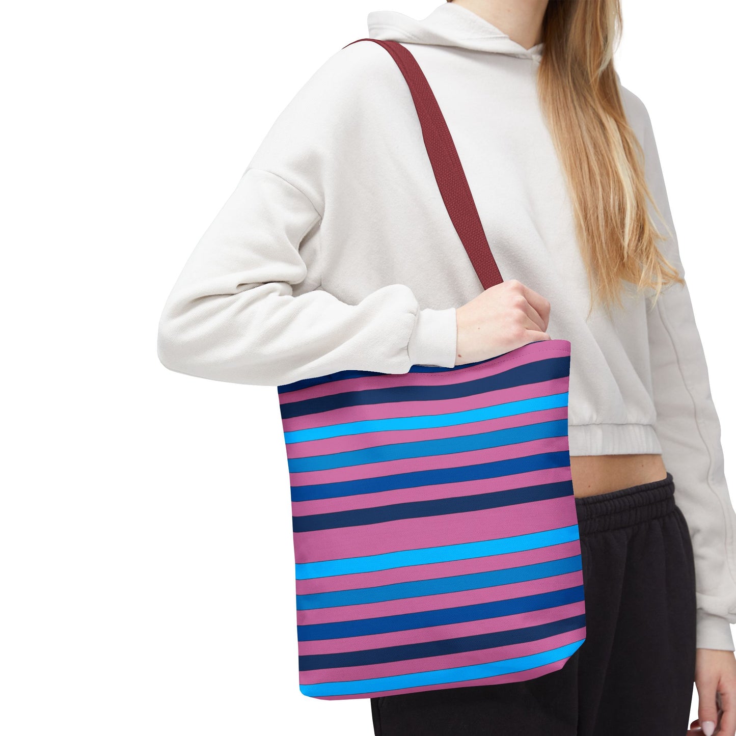Pink/Blue Tote Bag