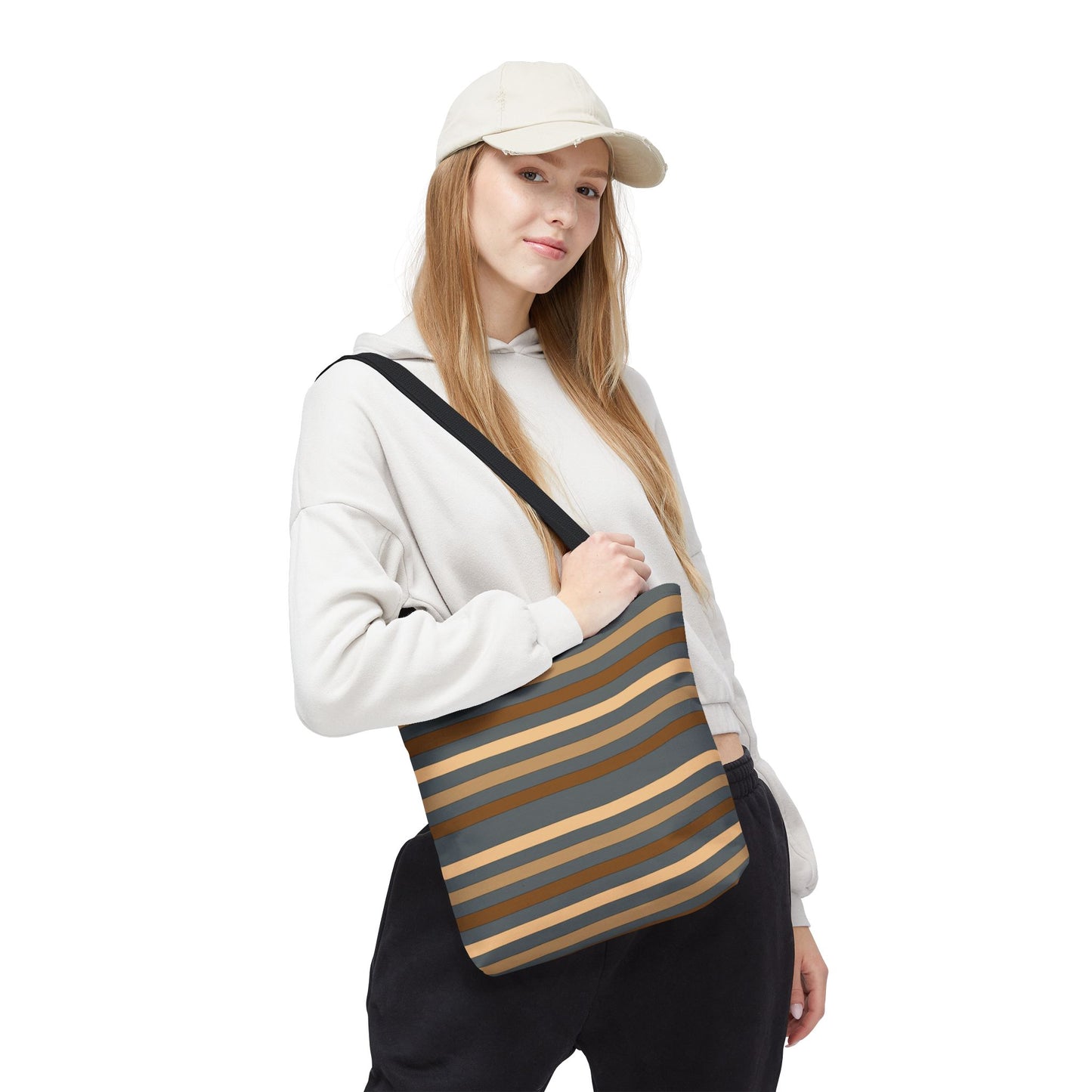 Grey/Brown Tote Bag