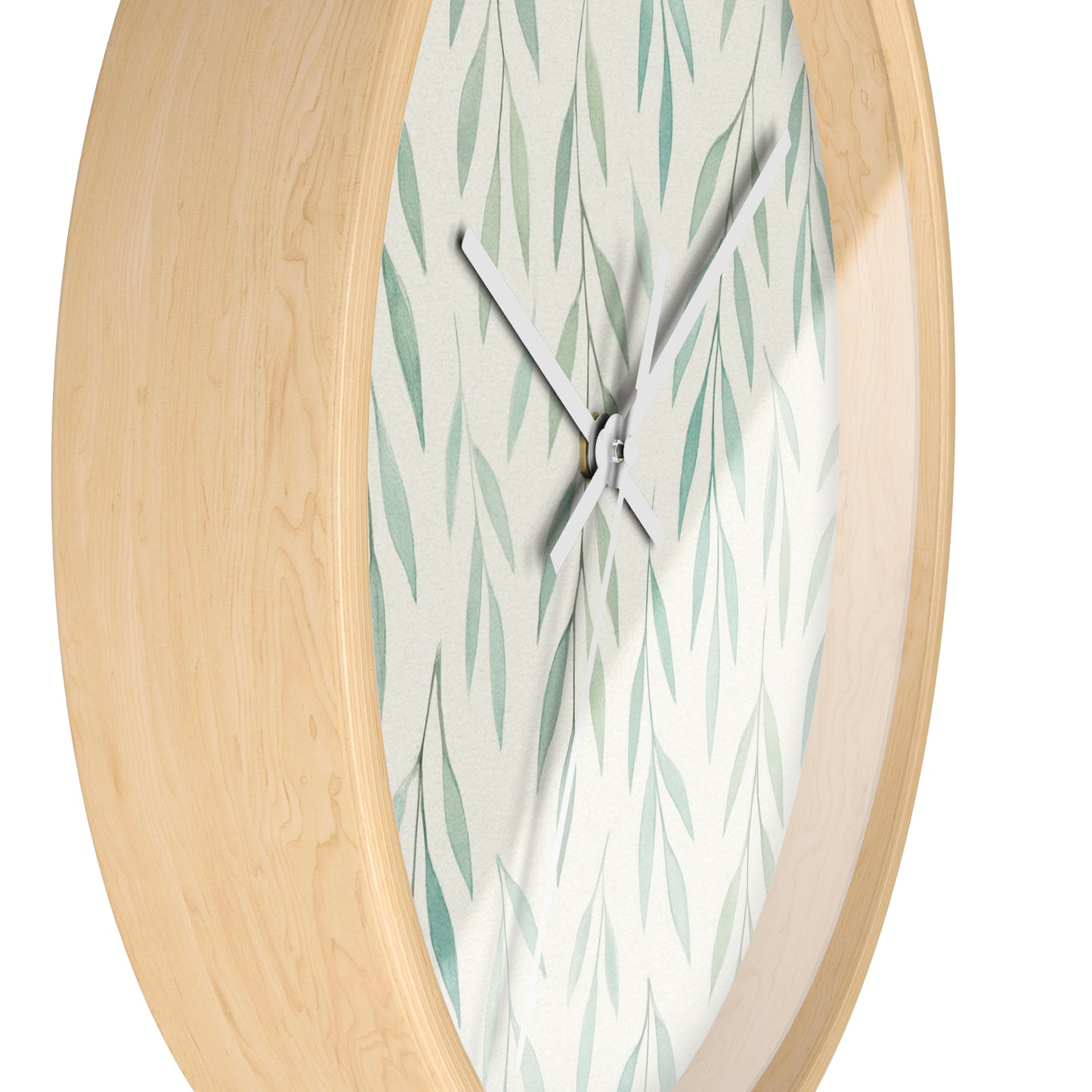 Botanical Leaf Wall Clock – Nature-inspired Home Decor