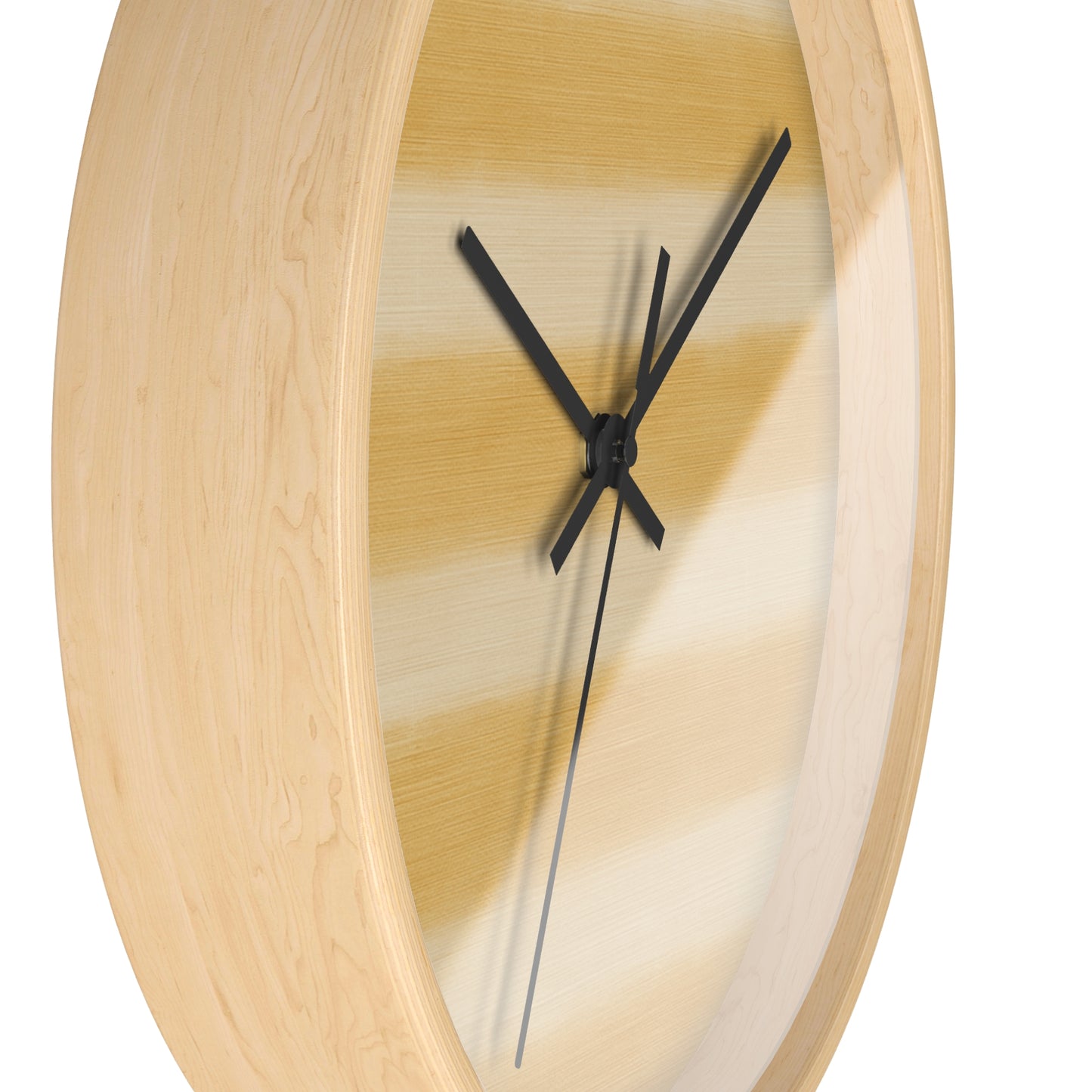 Loom Light Stripes Wall Clock – Ochre Fade