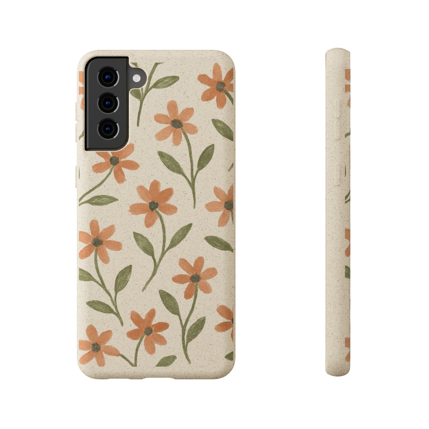 Floral Phone Case - Biodegradable Protective Cover