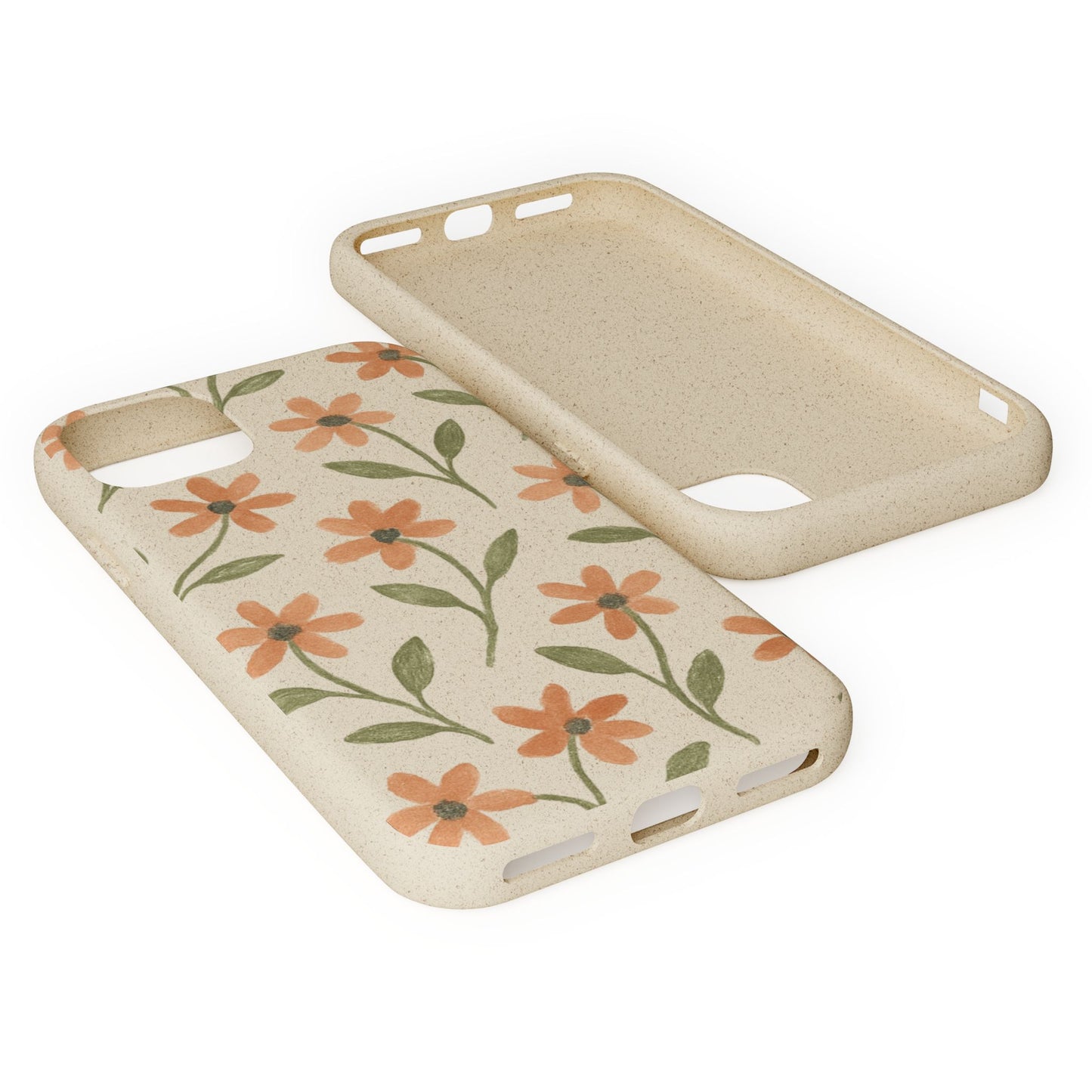 Floral Phone Case - Biodegradable Protective Cover