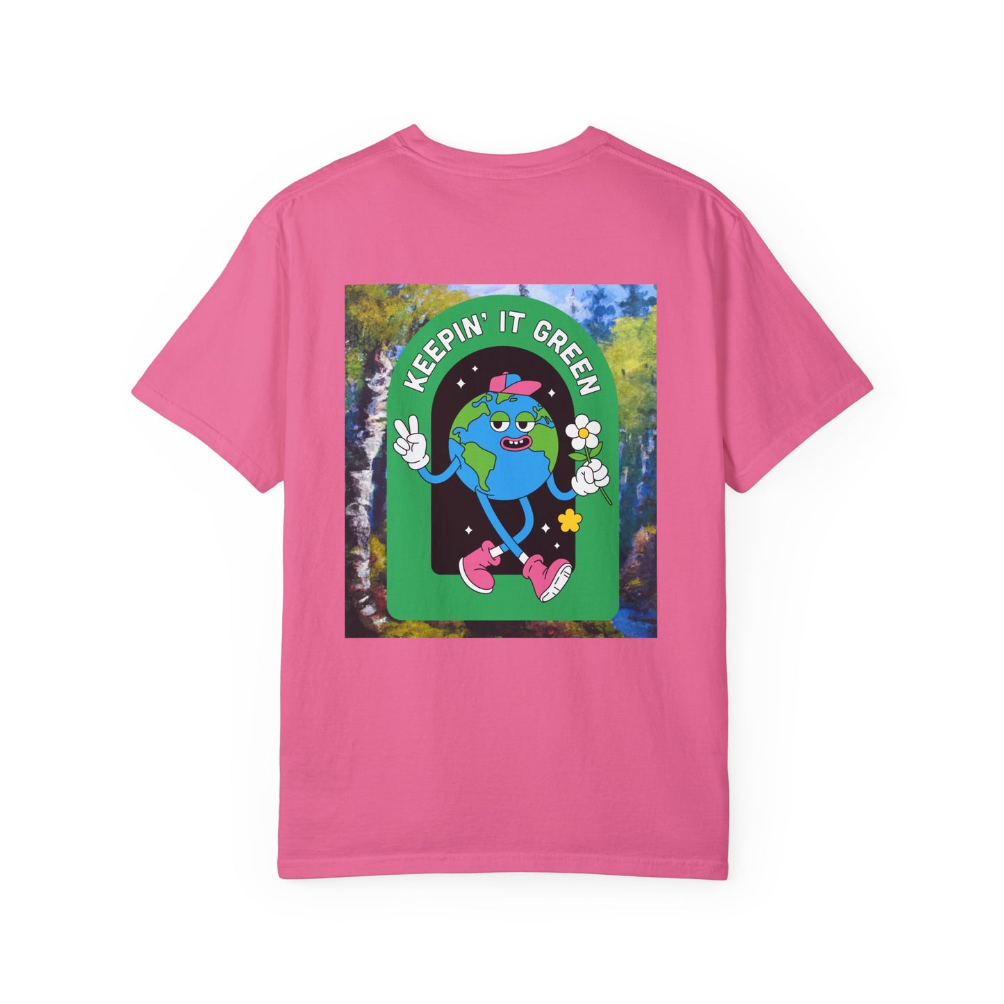 Unisex Garment-Dyed T-shirt - Think Green
