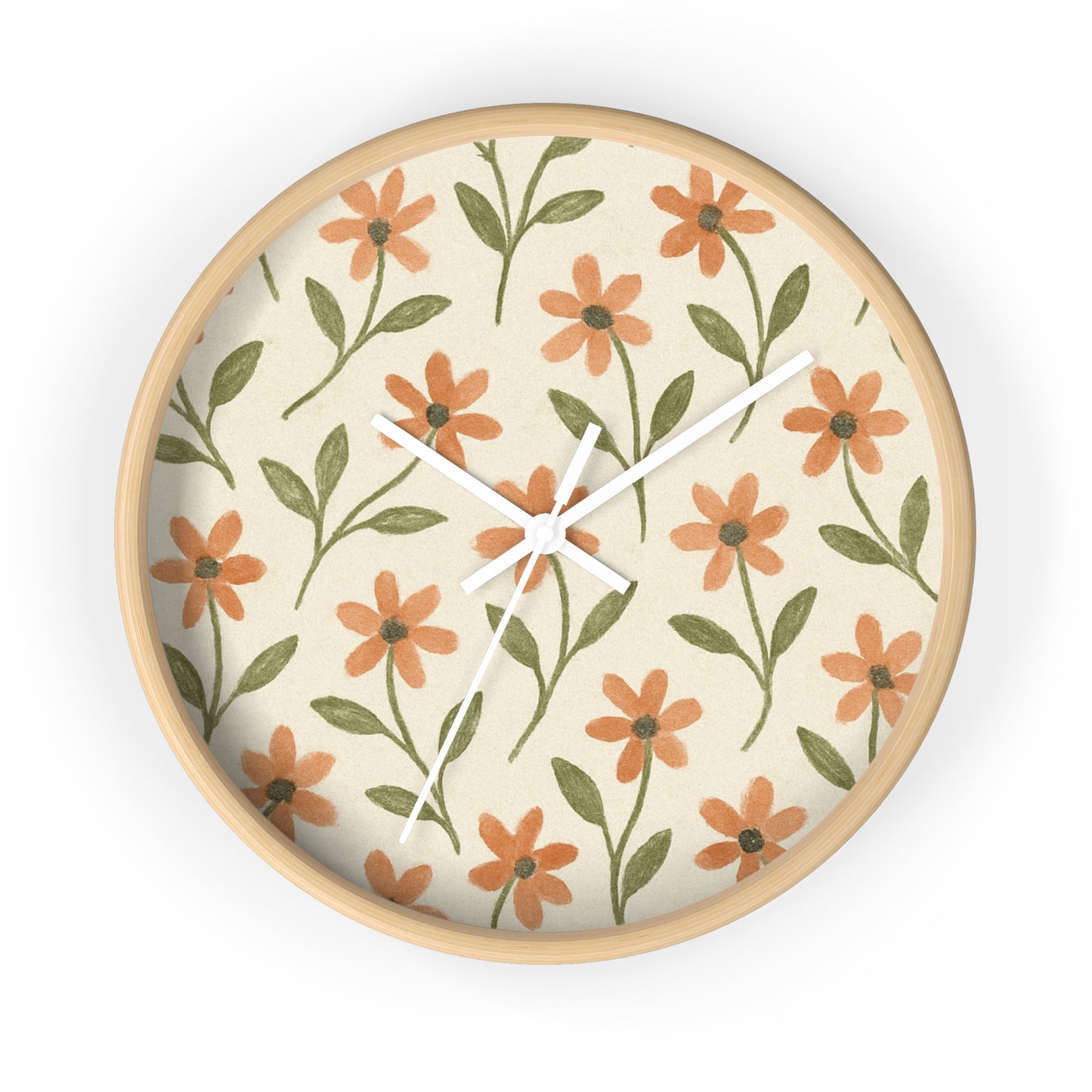 Meadow Bloom Wall Clock - Marigold