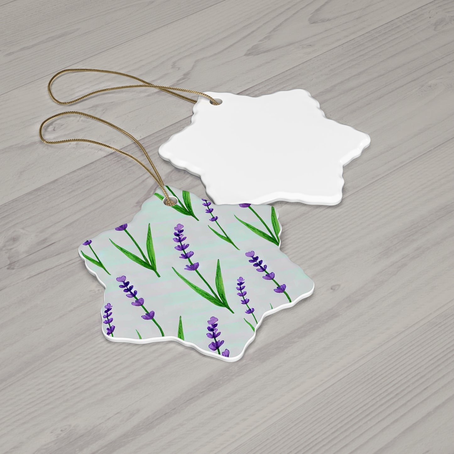 Ceramic Ornament - Lavender Breeze