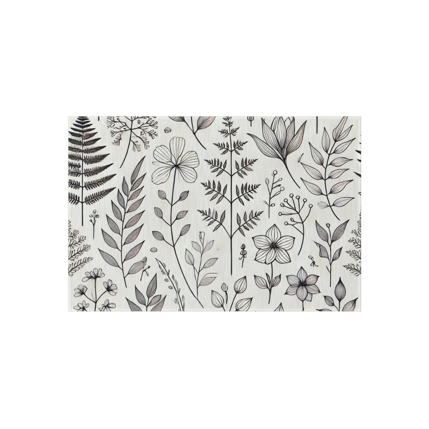 Botanical Sketch #2 Outdoor Rug