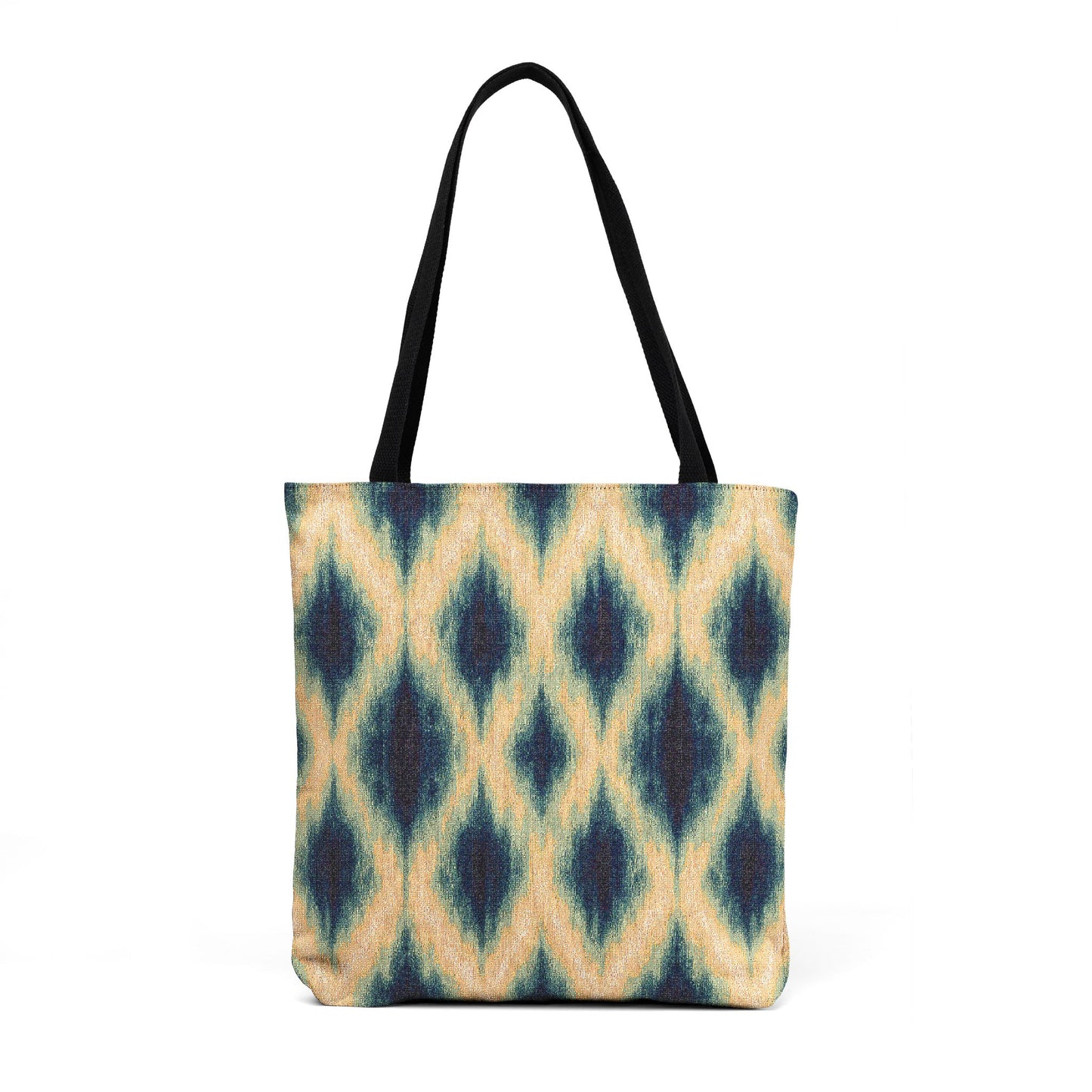 Coastal Lantern Ikat Woven Tote