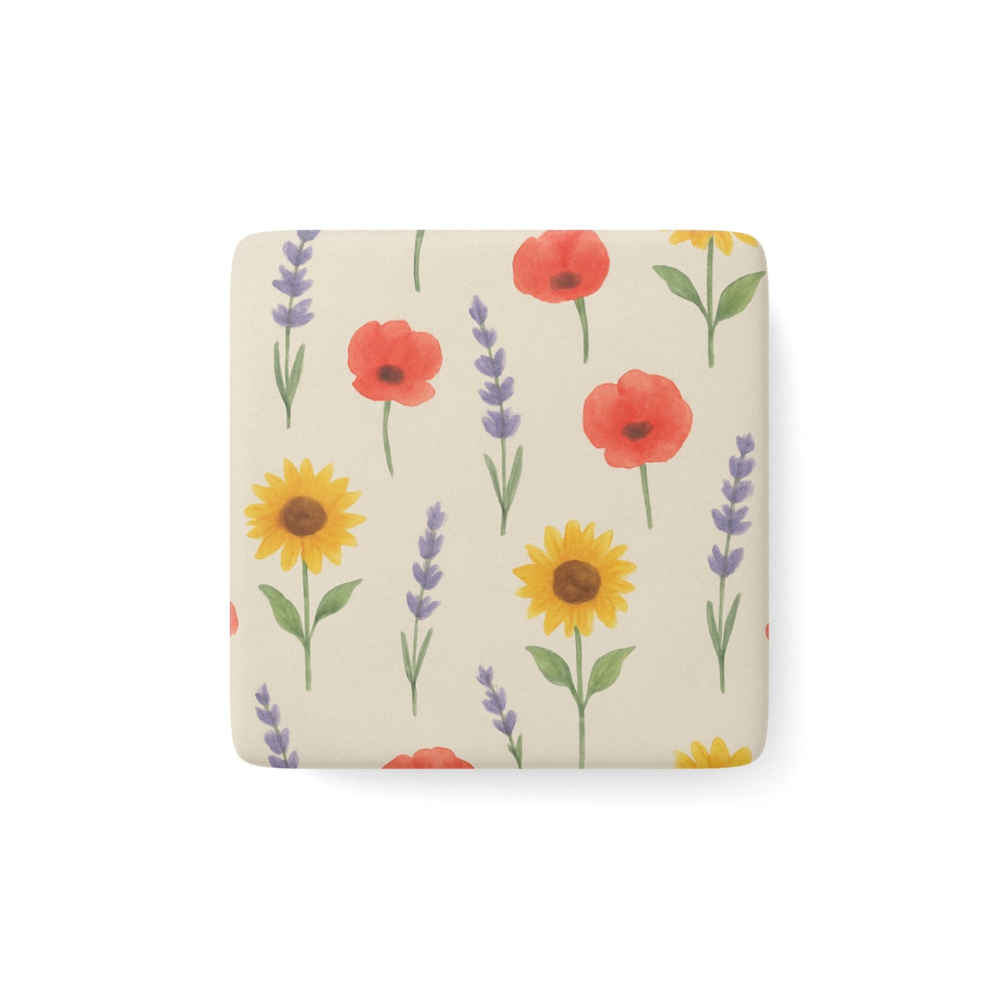 Porcelain Square Magnet -