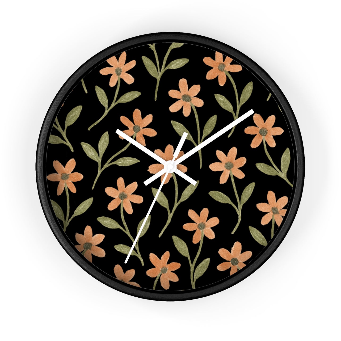 Meadow Bloom Wall Clock - Rose Glow