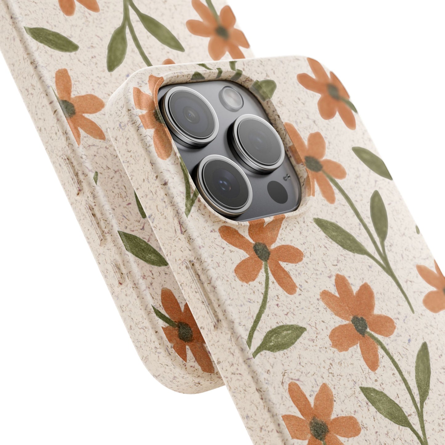Floral Phone Case - Biodegradable Protective Cover