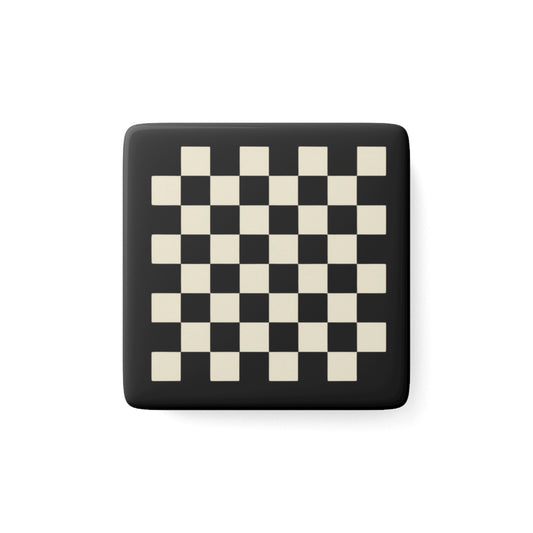 Porcelain Square Magnet -