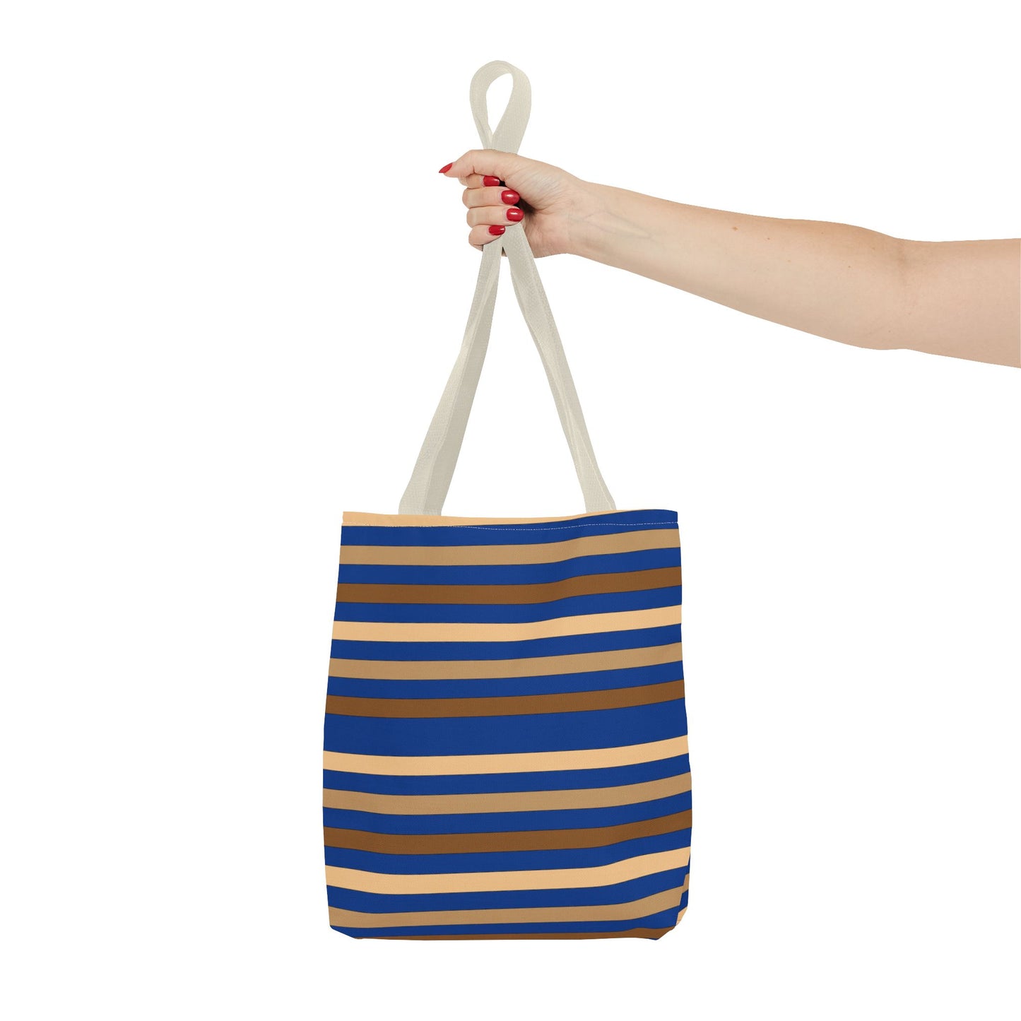 Blue/Brown Tote Bag