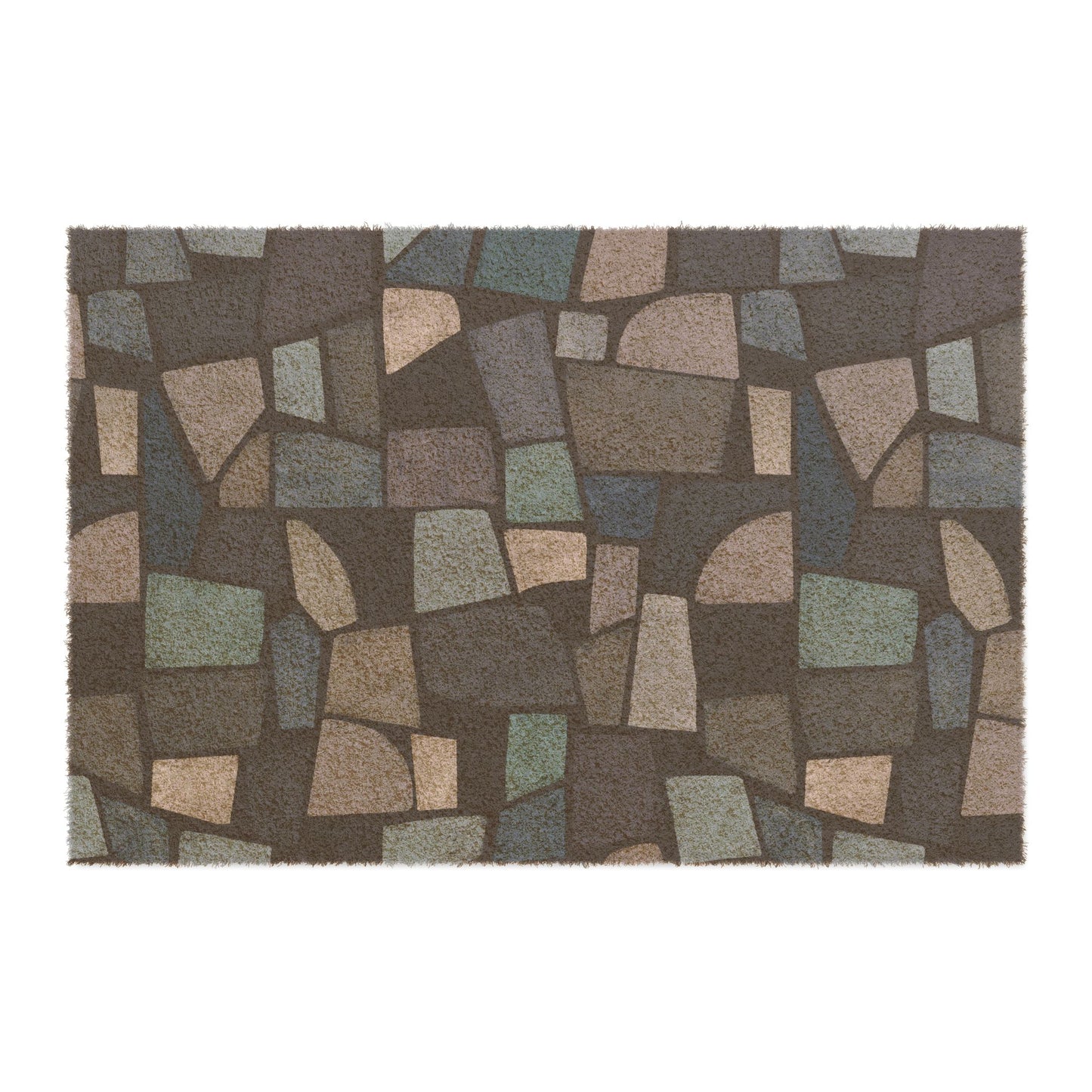 Blue Tile Doormat