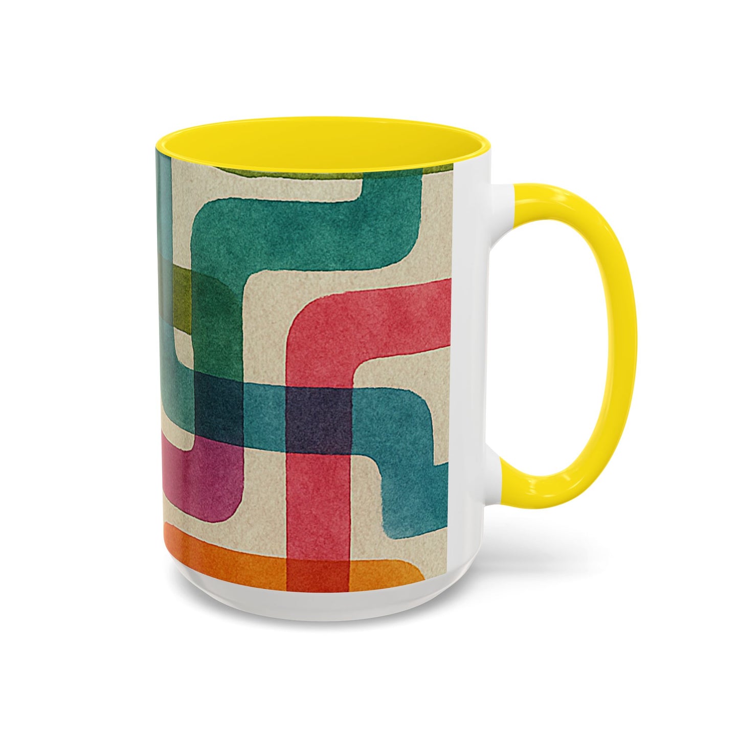 Retro Color Curves Coffee Mug