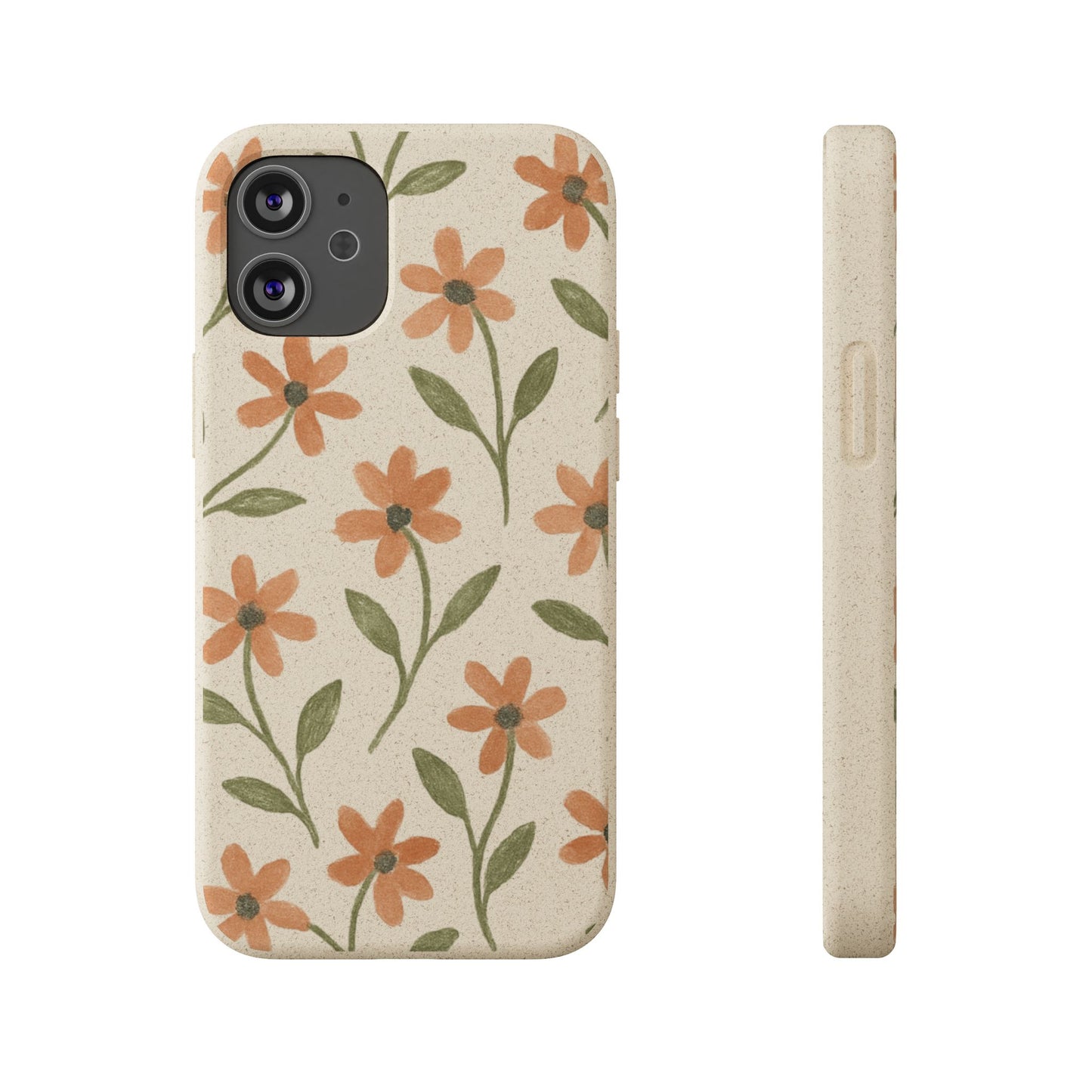 Floral Phone Case - Biodegradable Protective Cover