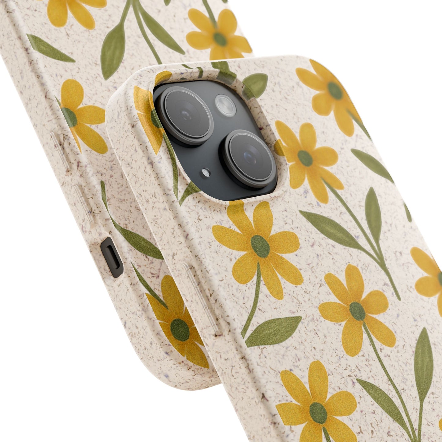 Meadow Bloom Biodegradable Phone Case - Marigold