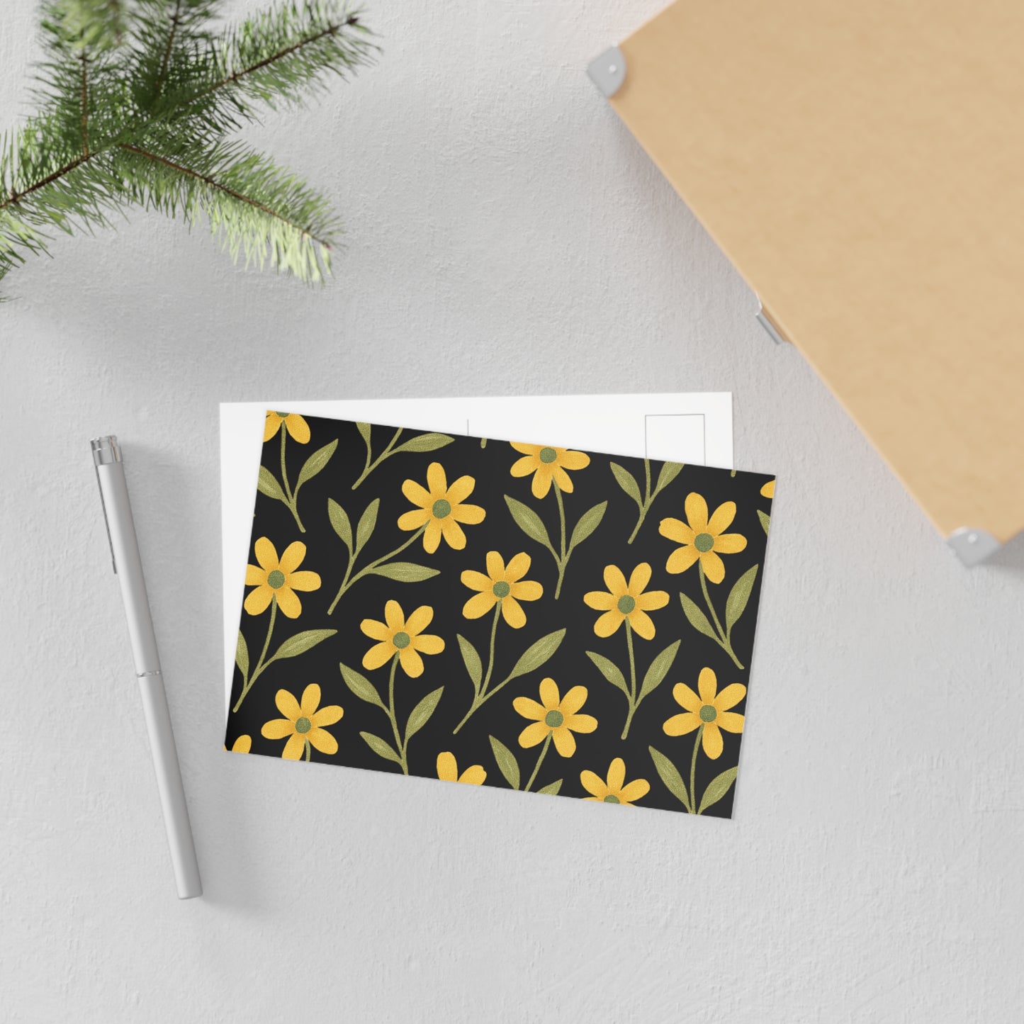 Meadow Bloom - Fine Art Postcards - Marigold