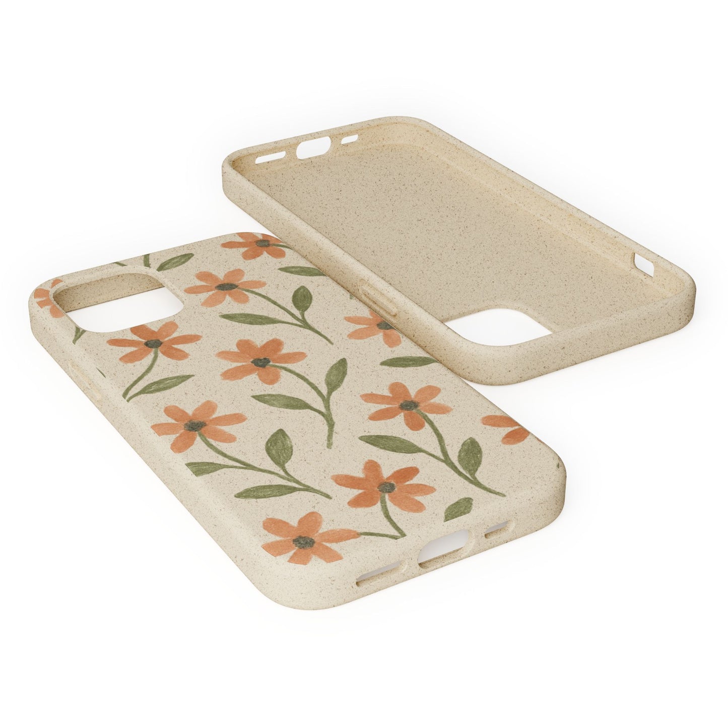 Floral Phone Case - Biodegradable Protective Cover