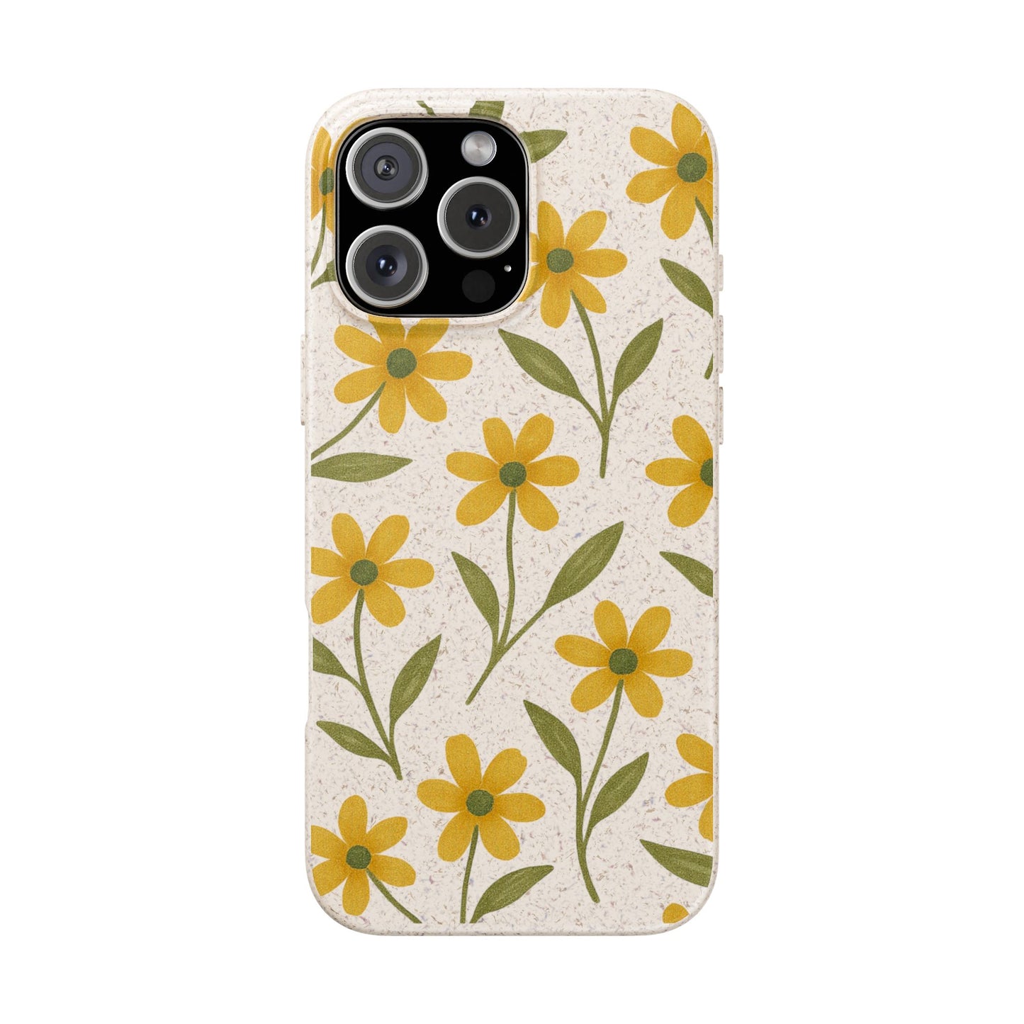 Meadow Bloom Biodegradable Phone Case - Marigold