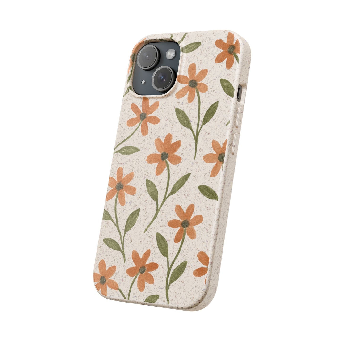 Floral Phone Case - Biodegradable Protective Cover