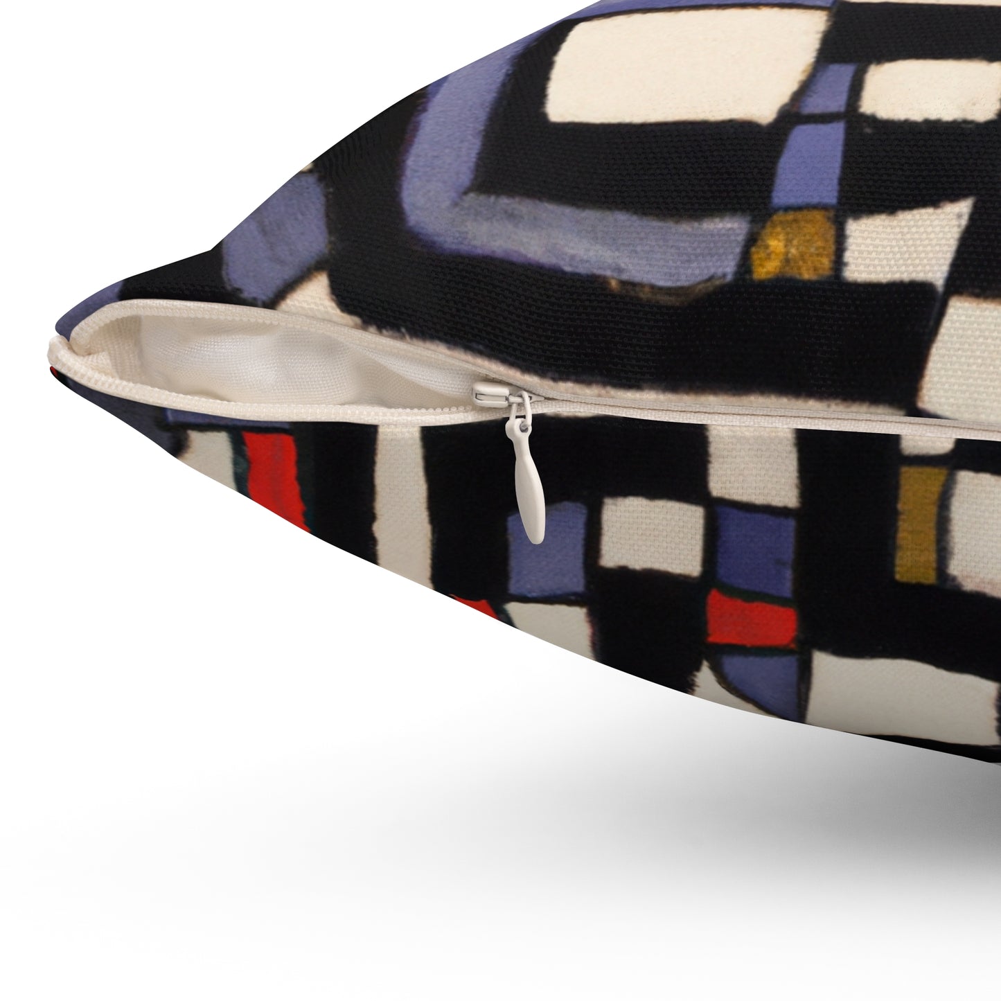 Modern Blocks Geometric Square Pillow