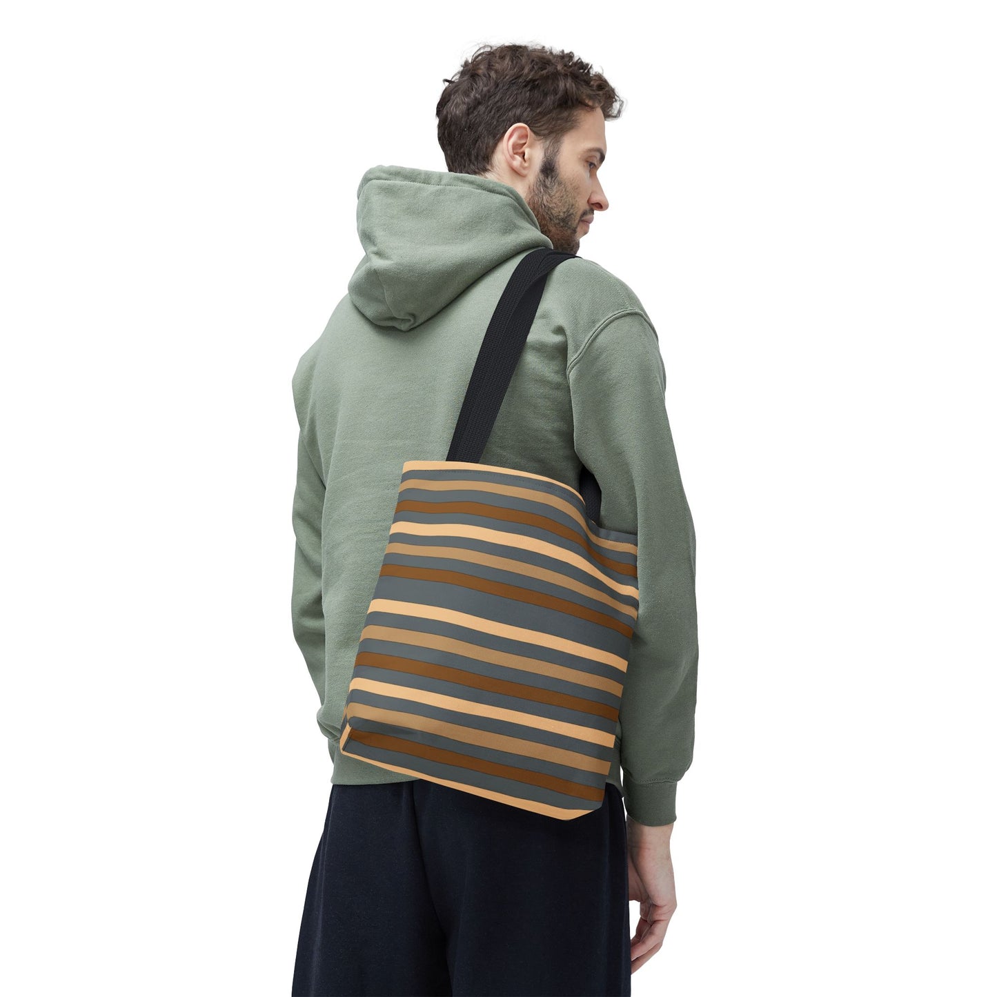 Grey/Brown Tote Bag