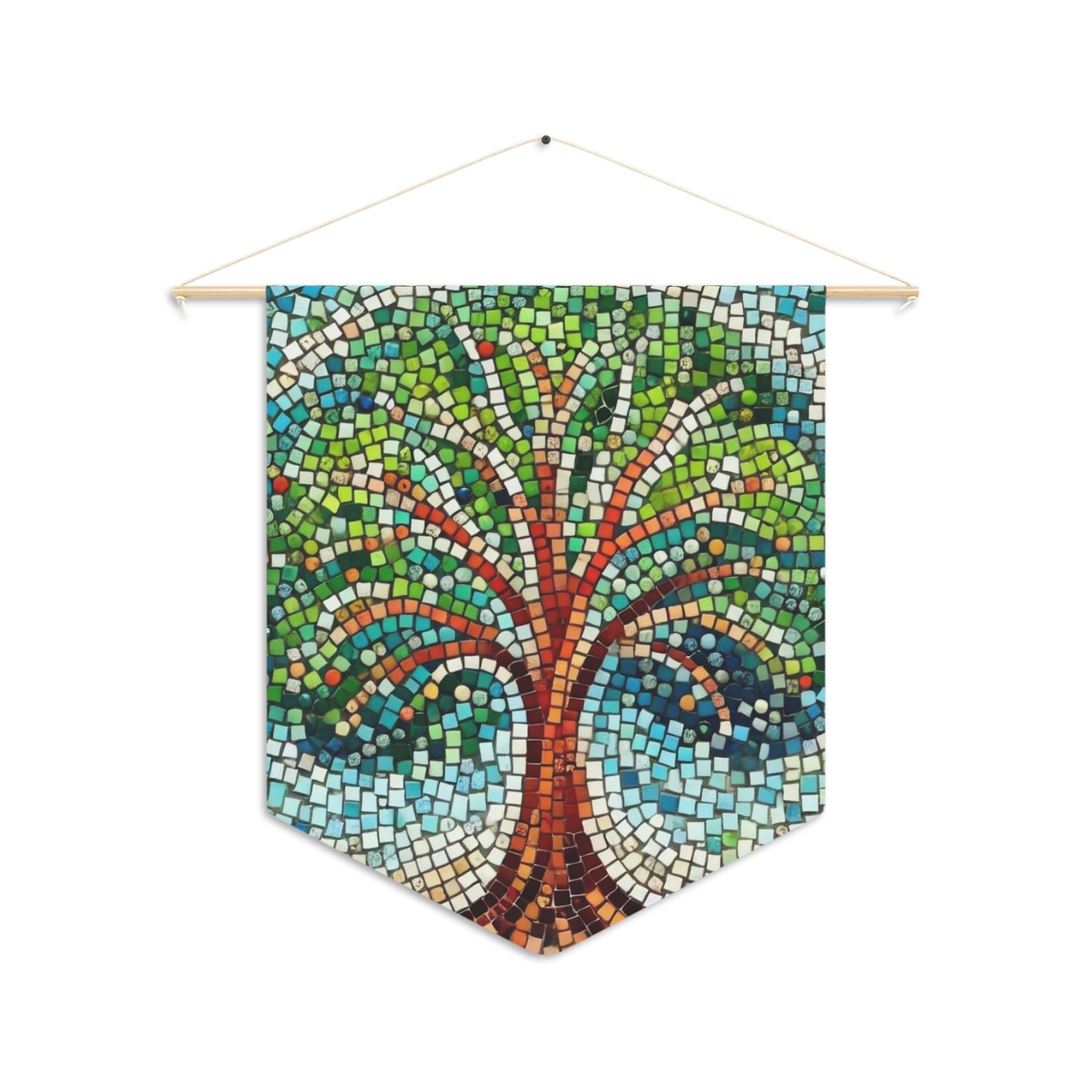 Mosaic Tree Pennant