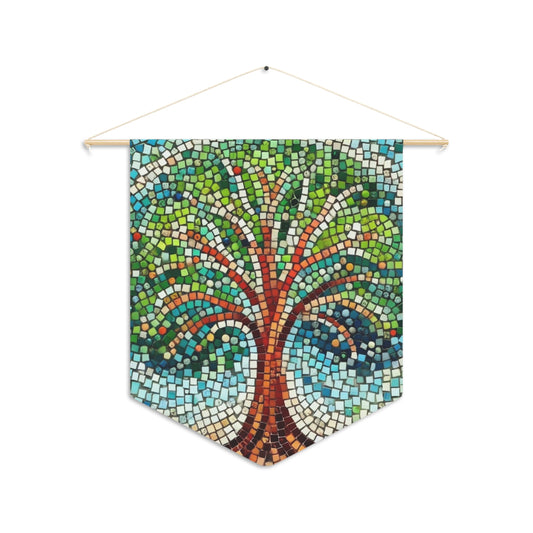 Mosaic Tree Pennant