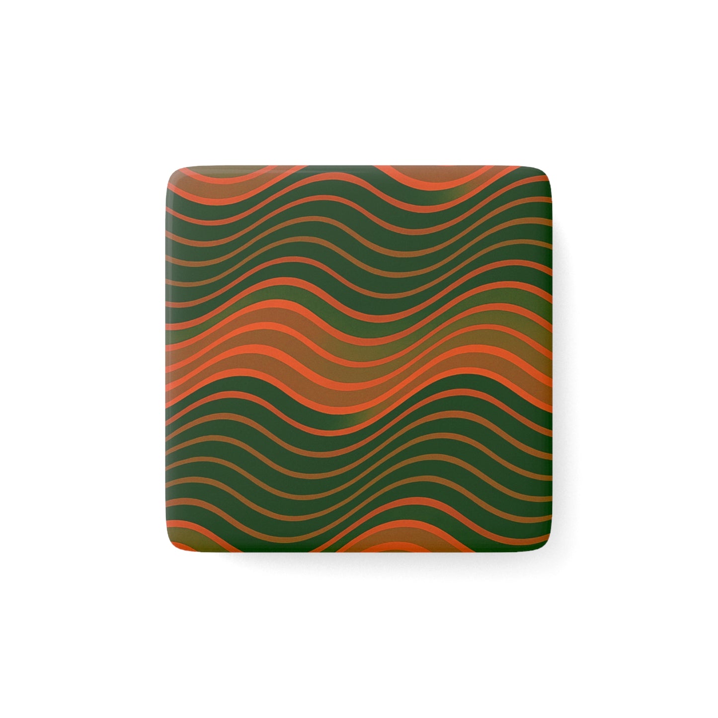Porcelain Square Magnet -