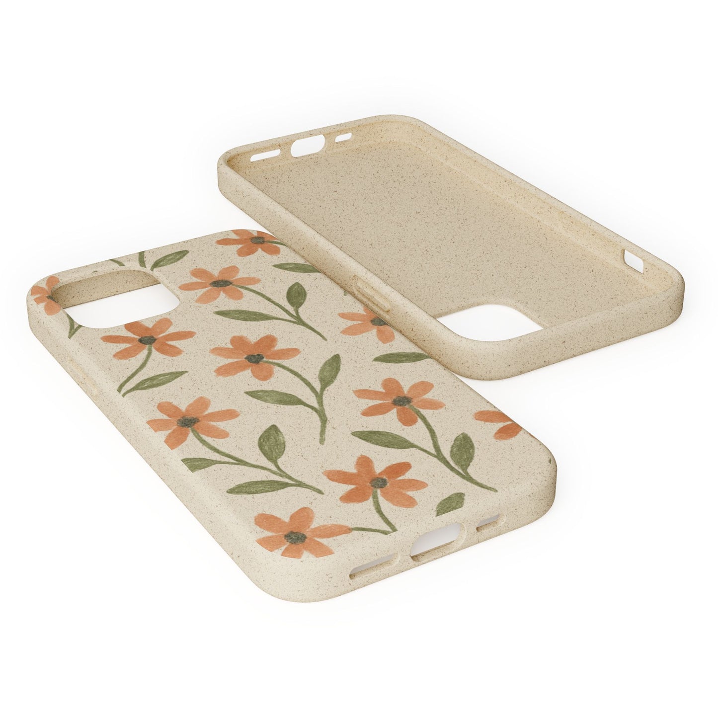 Floral Phone Case - Biodegradable Protective Cover