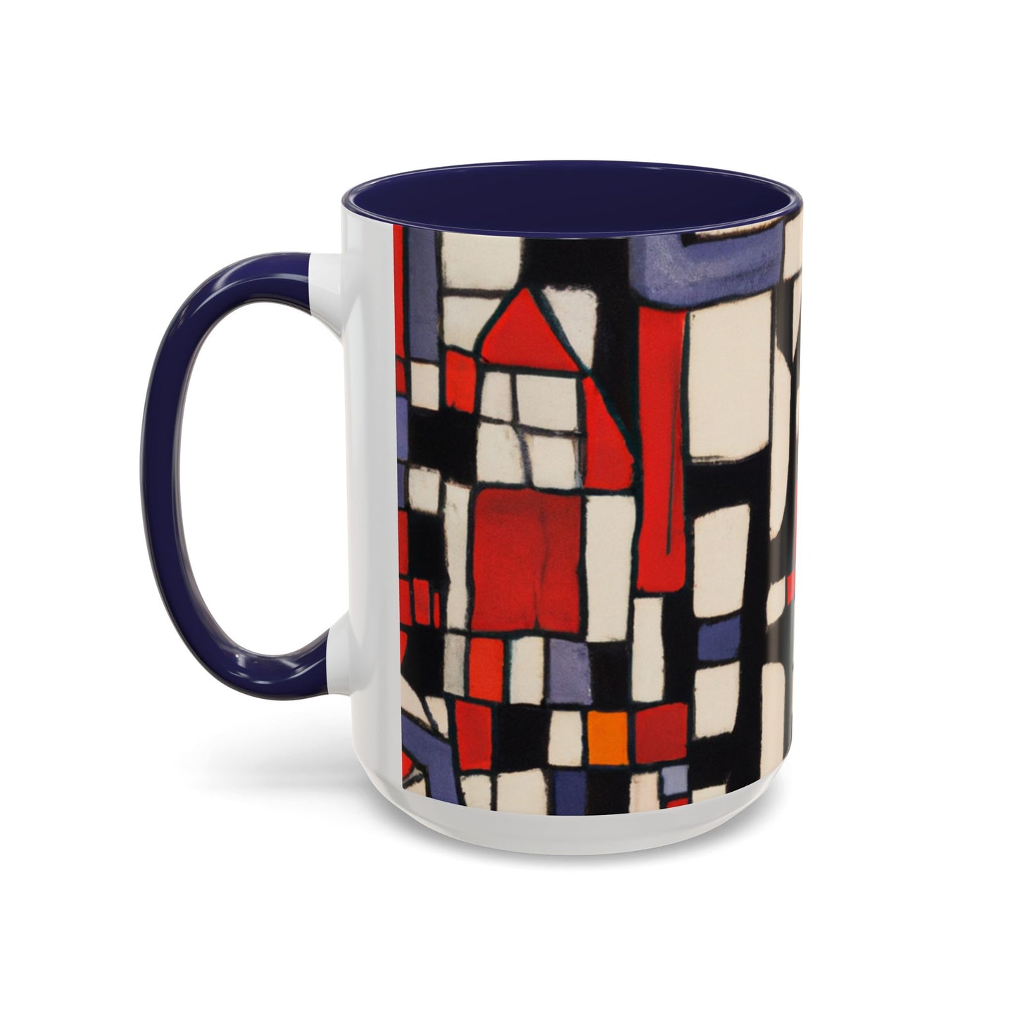 Modern Blocks Accent Coffee Mug, 11oz