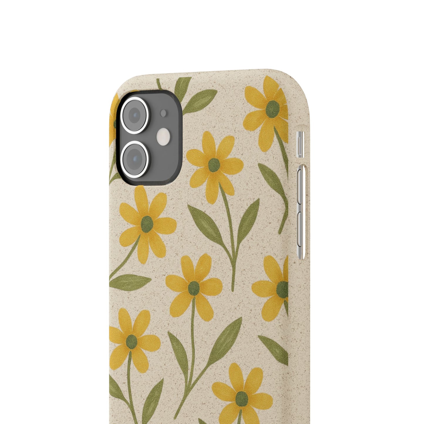 Meadow Bloom Biodegradable Phone Case - Marigold