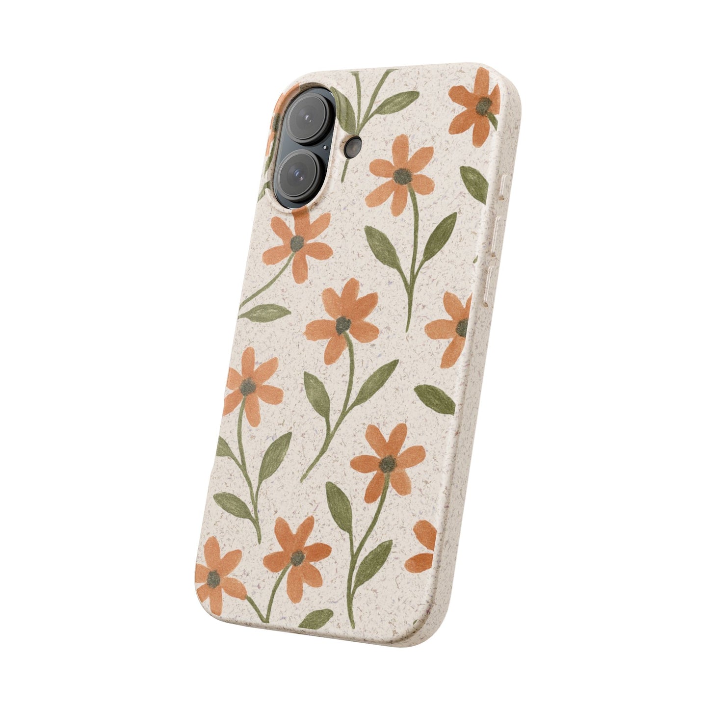 Floral Phone Case - Biodegradable Protective Cover