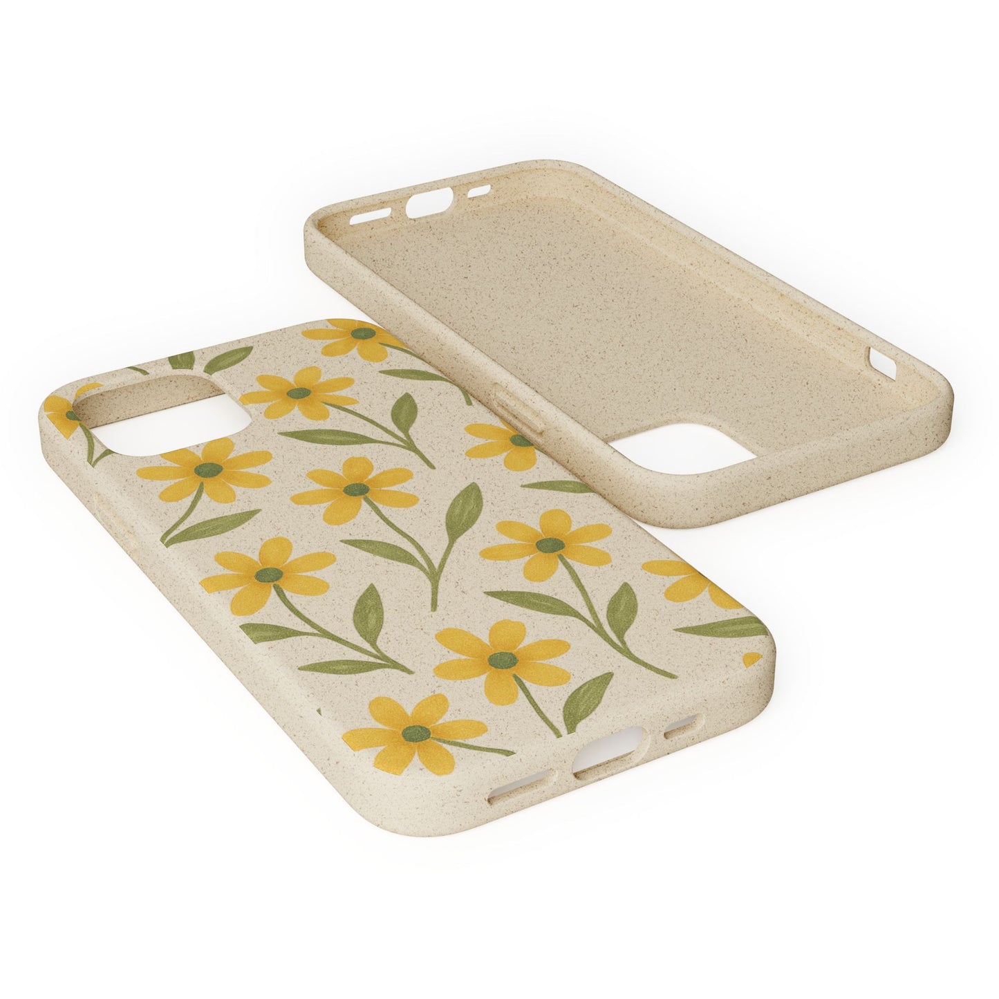 Meadow Bloom Biodegradable Phone Case - Marigold