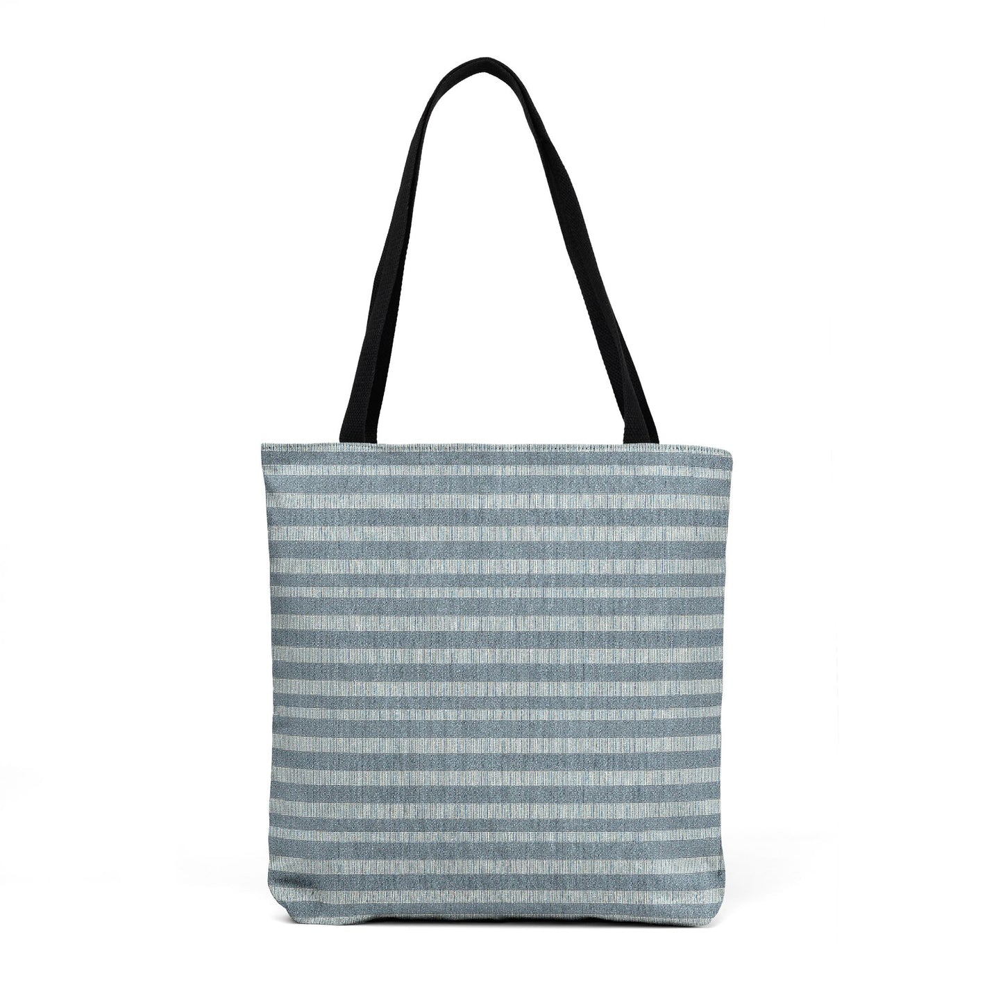 Field Stripe Blue Woven Tote