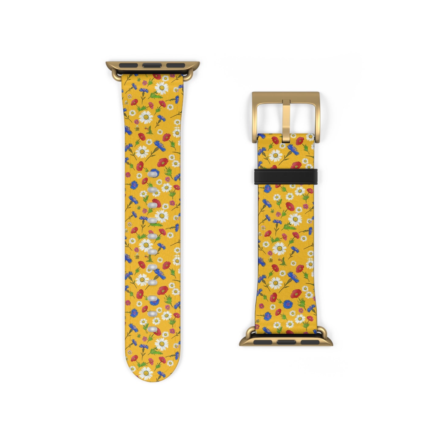Floral Pattern Watch Band