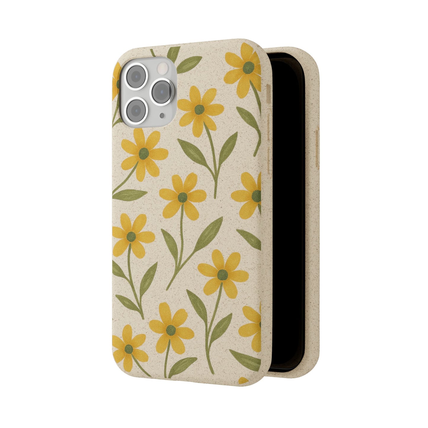 Meadow Bloom Biodegradable Phone Case - Marigold
