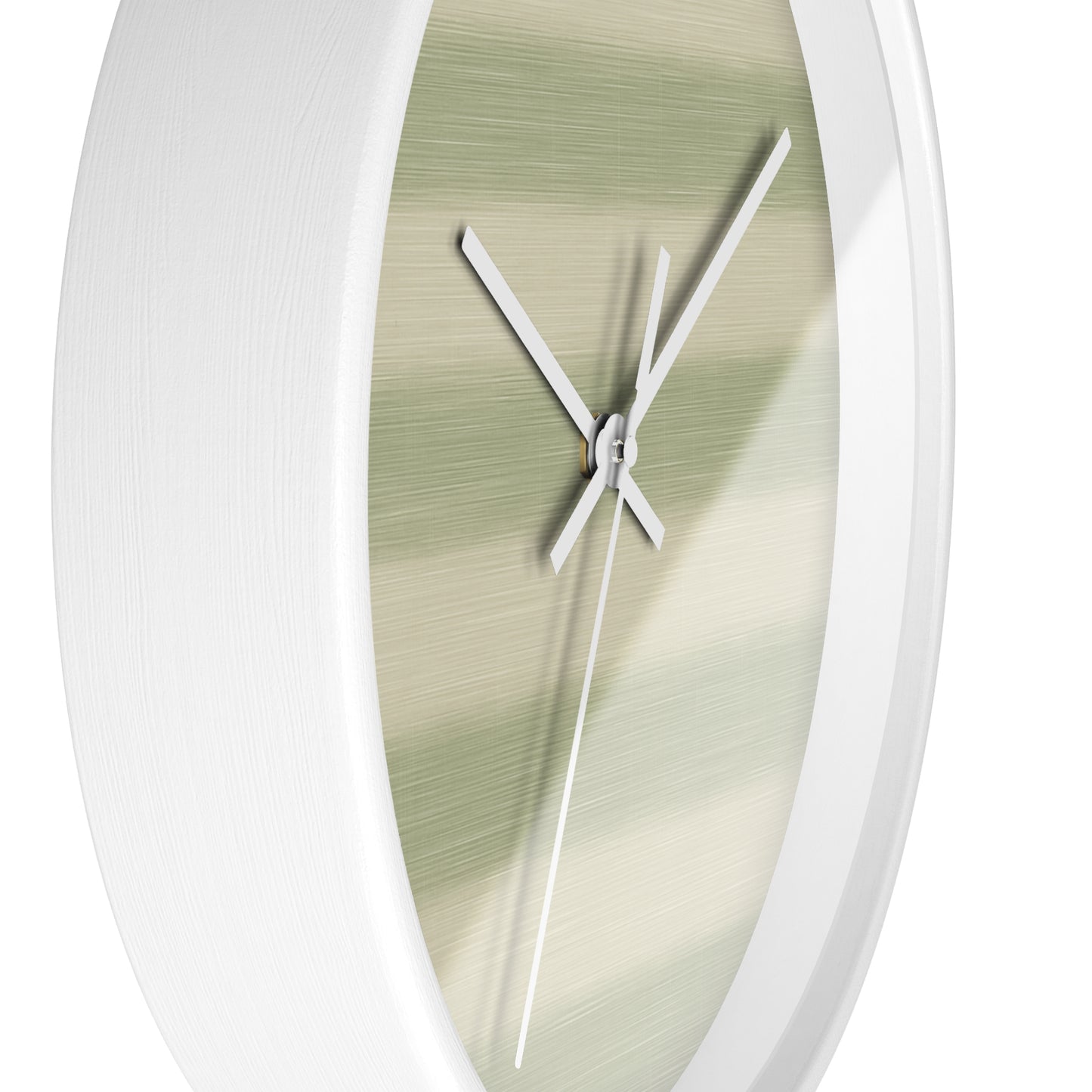 Loom Light Stripes Wall Clock – Sage Fade