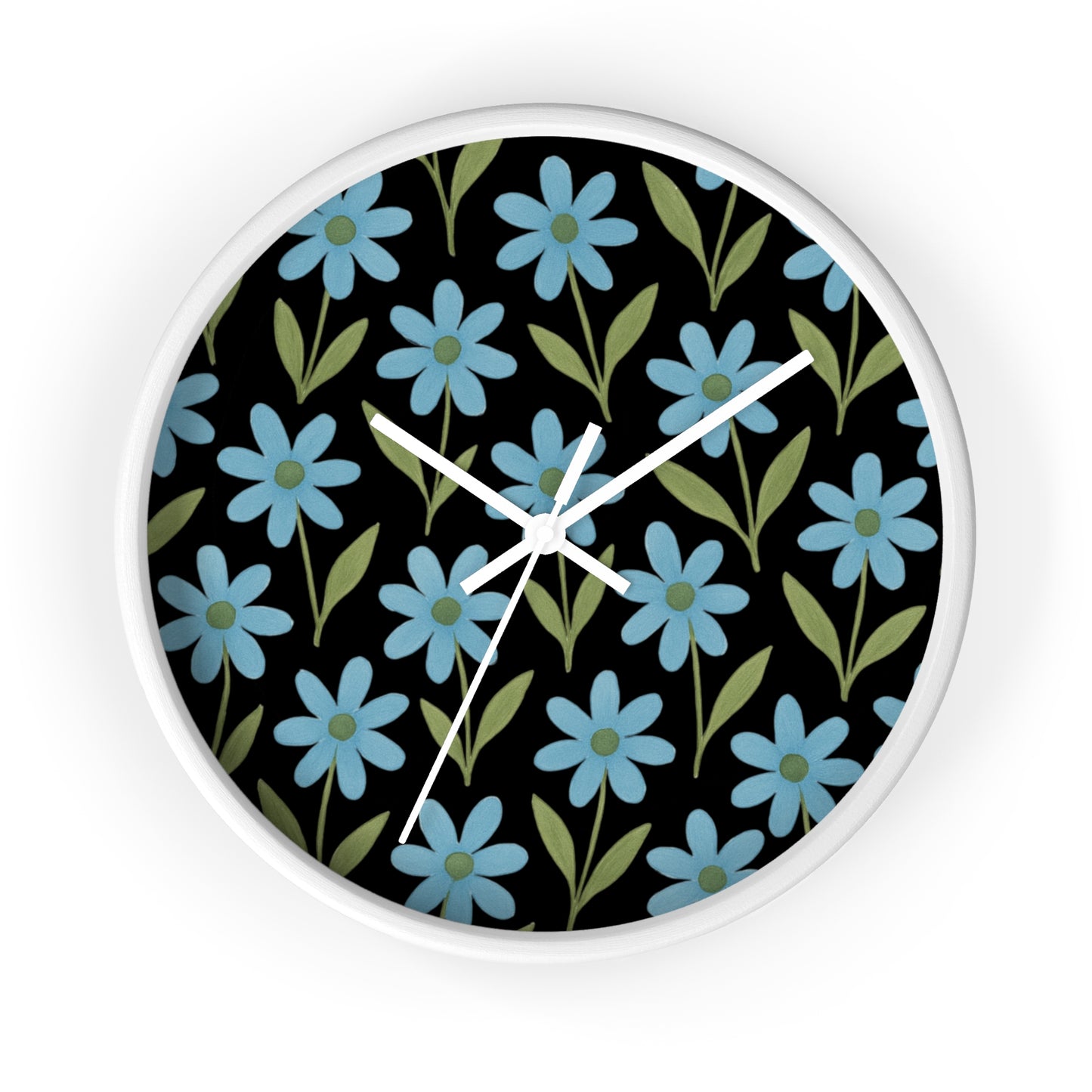 Meadow Bloom - Wall Clock - Bluebell