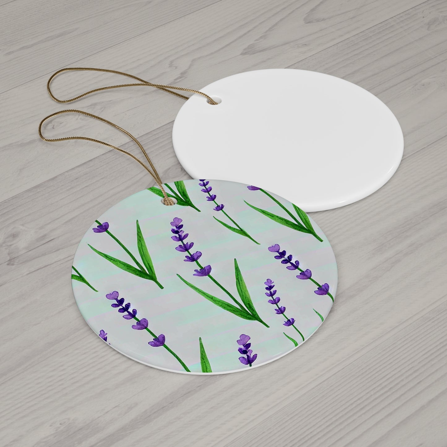 Ceramic Ornament - Lavender Breeze