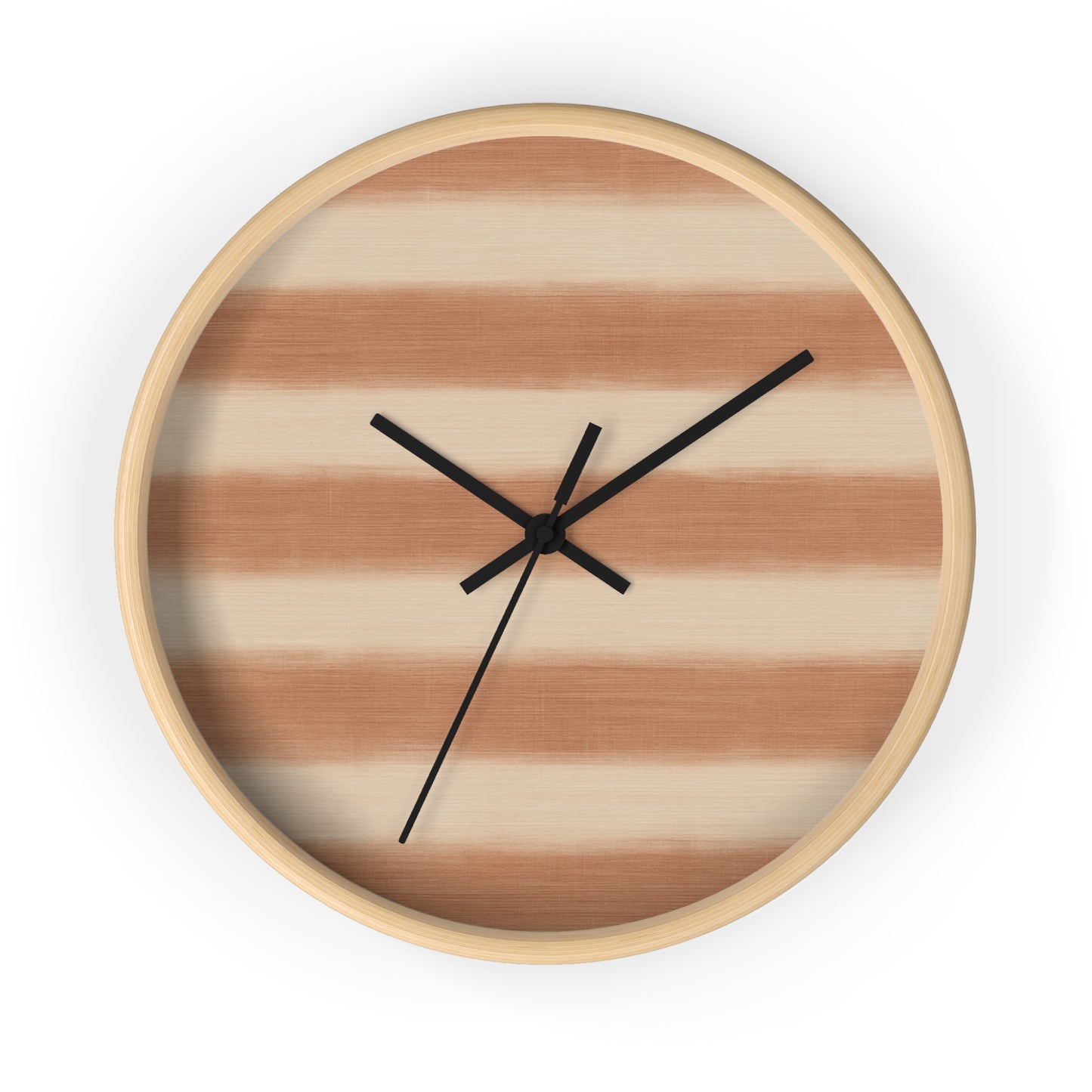 Loom Light Stripes Wall Clock – Clay Fade