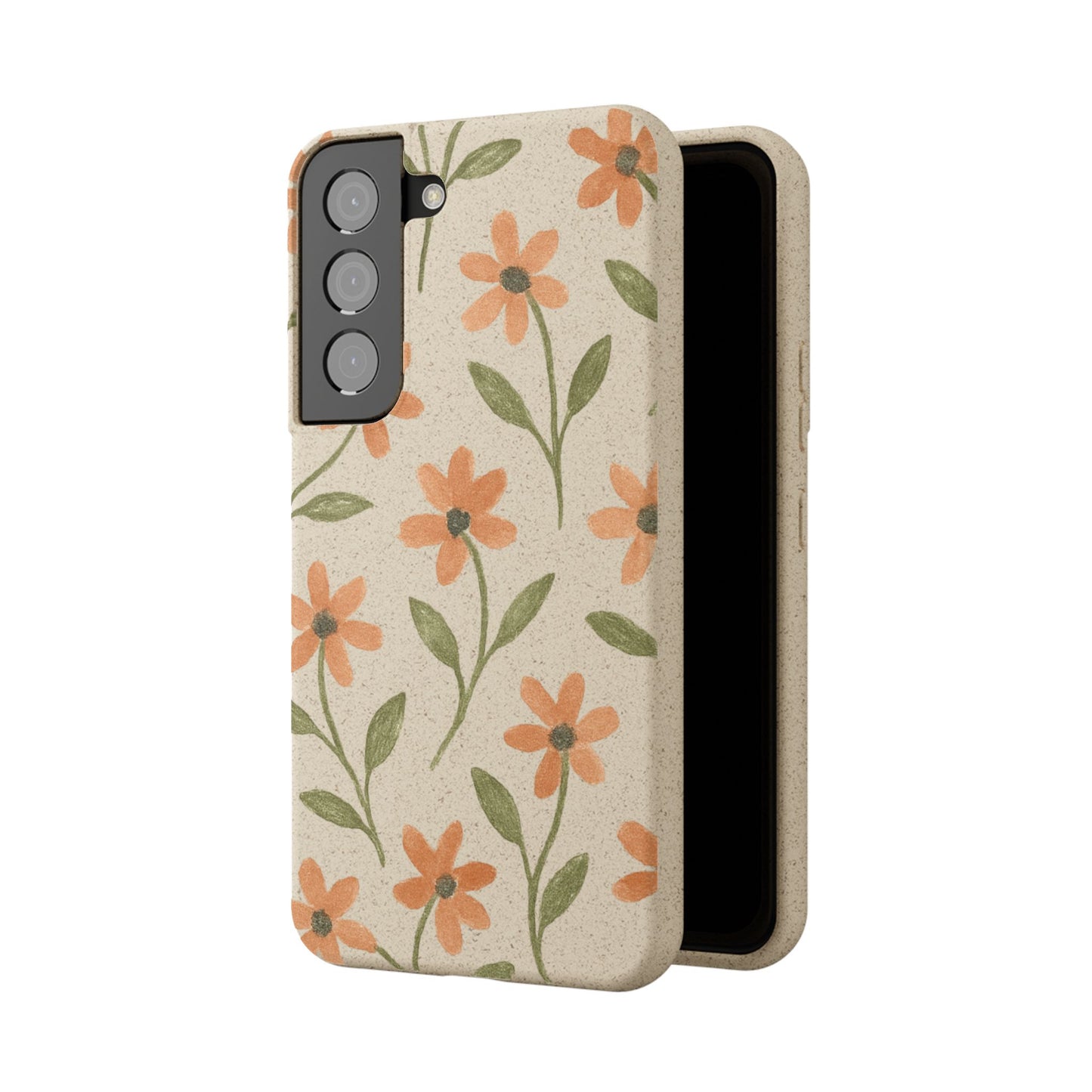 Floral Phone Case - Biodegradable Protective Cover