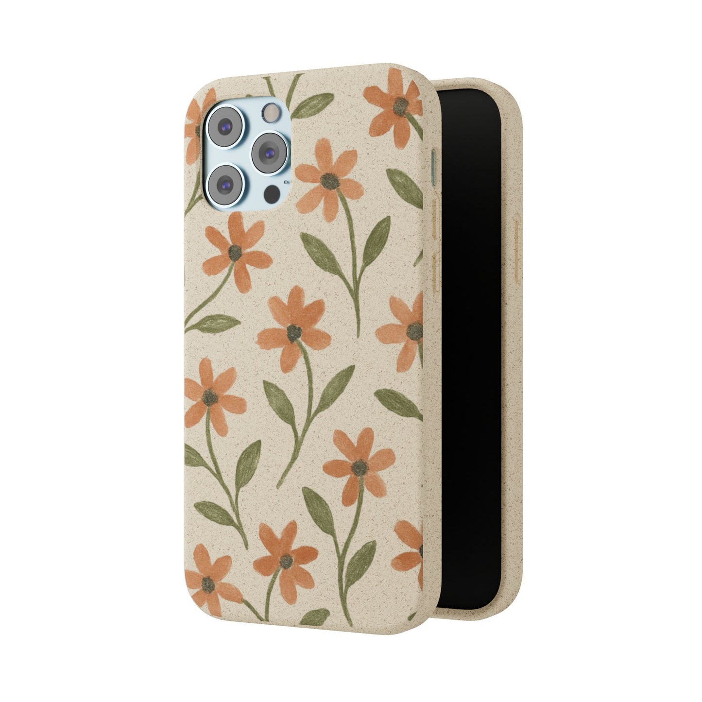Floral Phone Case - Biodegradable Protective Cover
