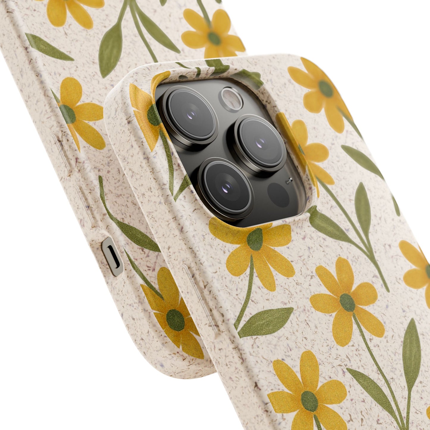 Meadow Bloom Biodegradable Phone Case - Marigold