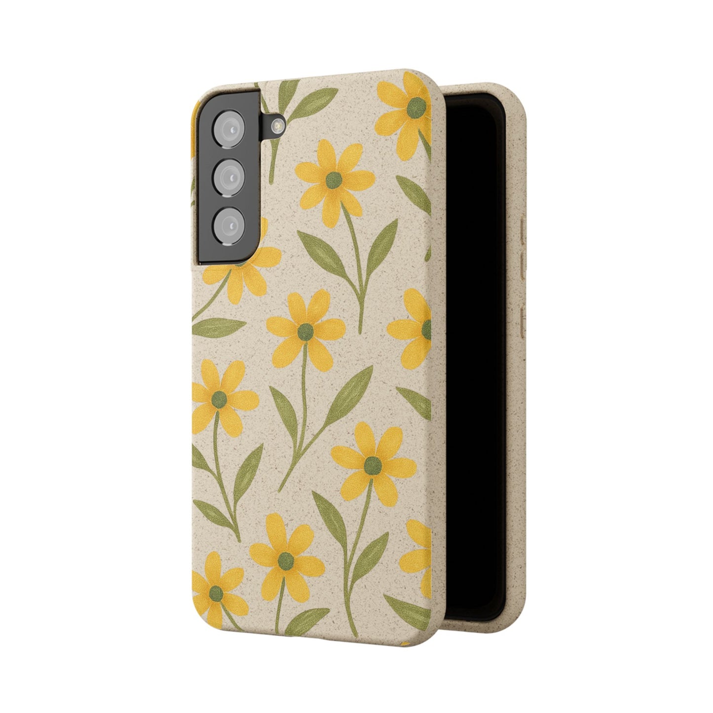 Meadow Bloom Biodegradable Phone Case - Marigold