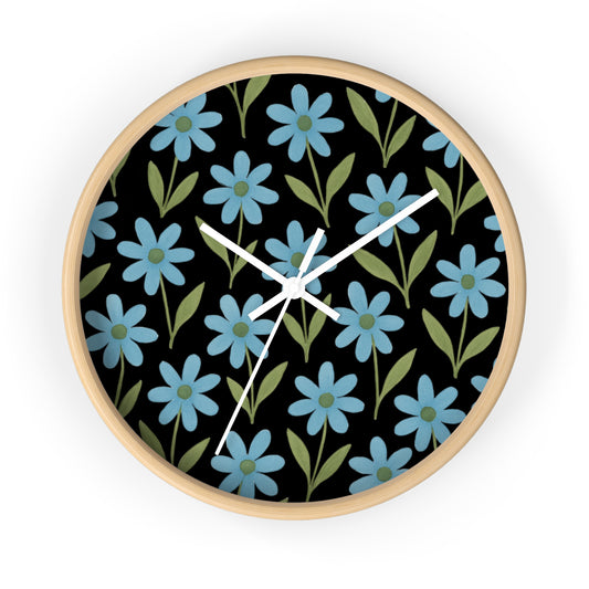 Meadow Bloom - Wall Clock - Bluebell