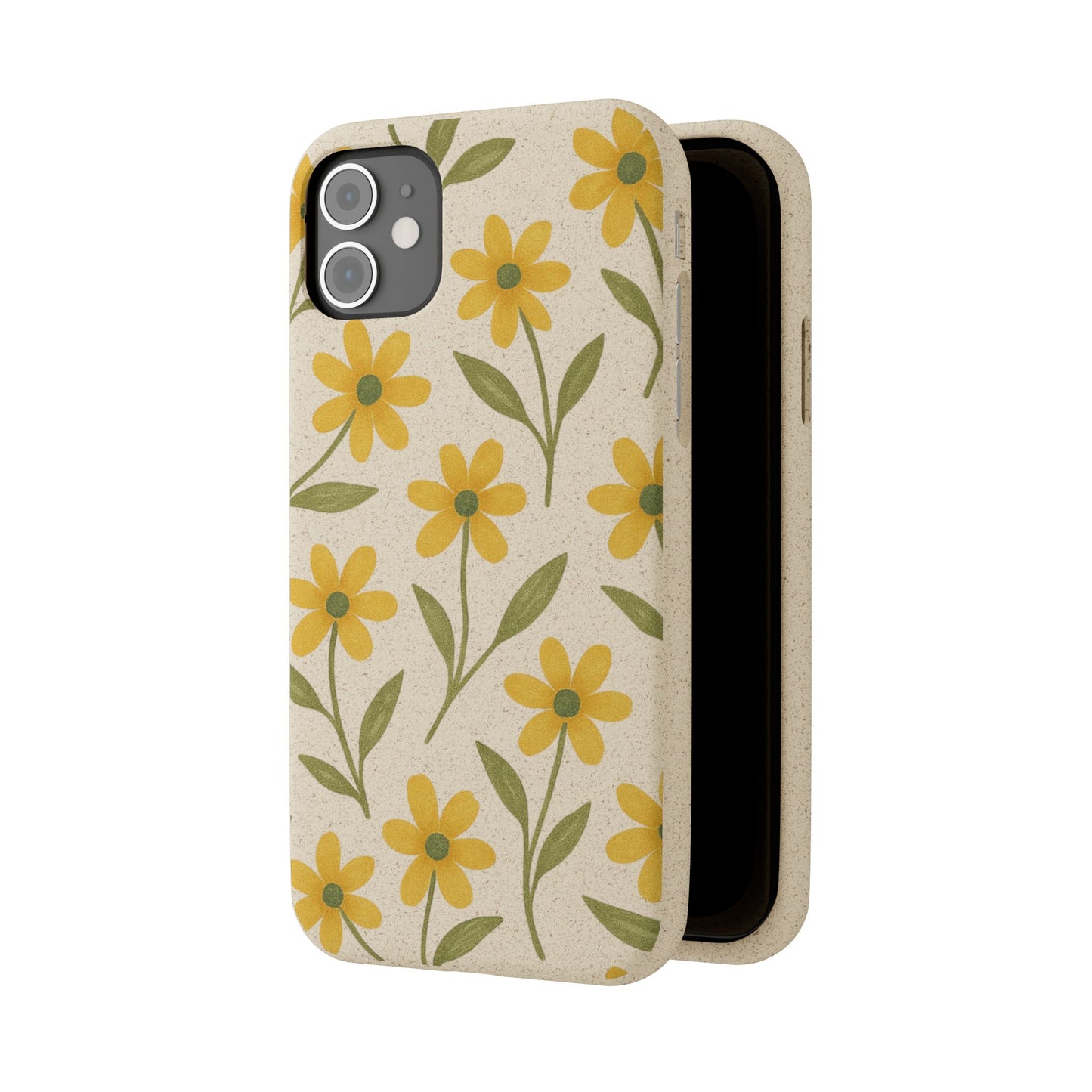 Meadow Bloom Biodegradable Phone Case - Marigold
