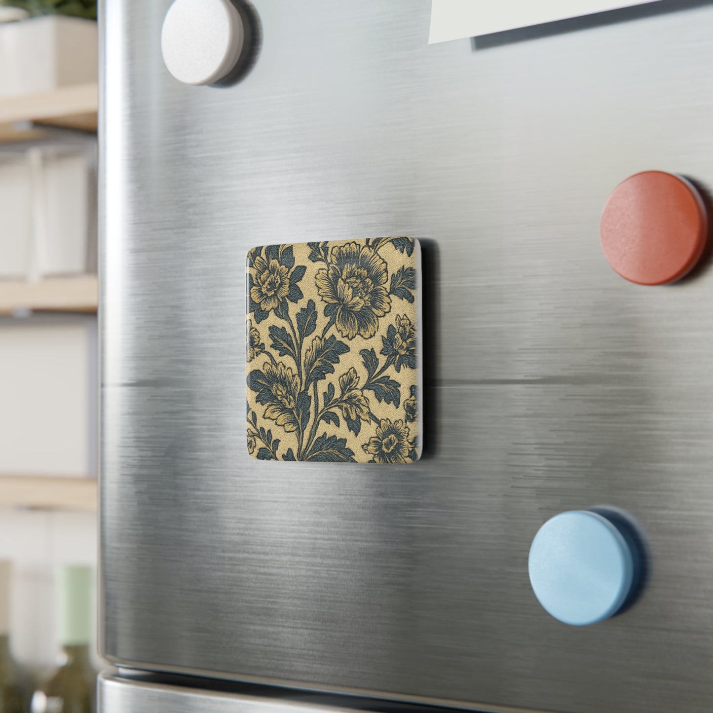 Porcelain Square Magnet -